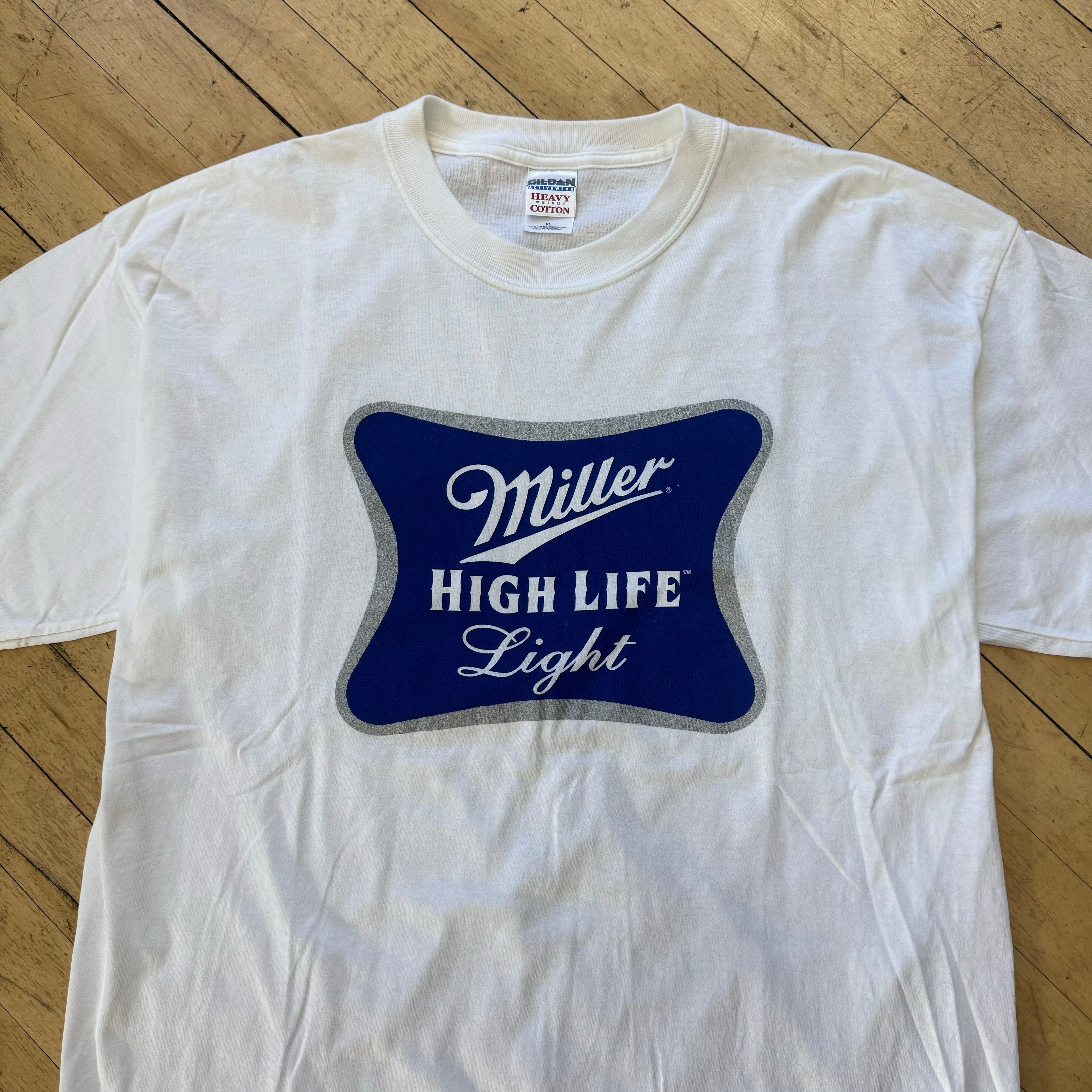 Vintage Miller Lite High Life T-shirt Sz XL