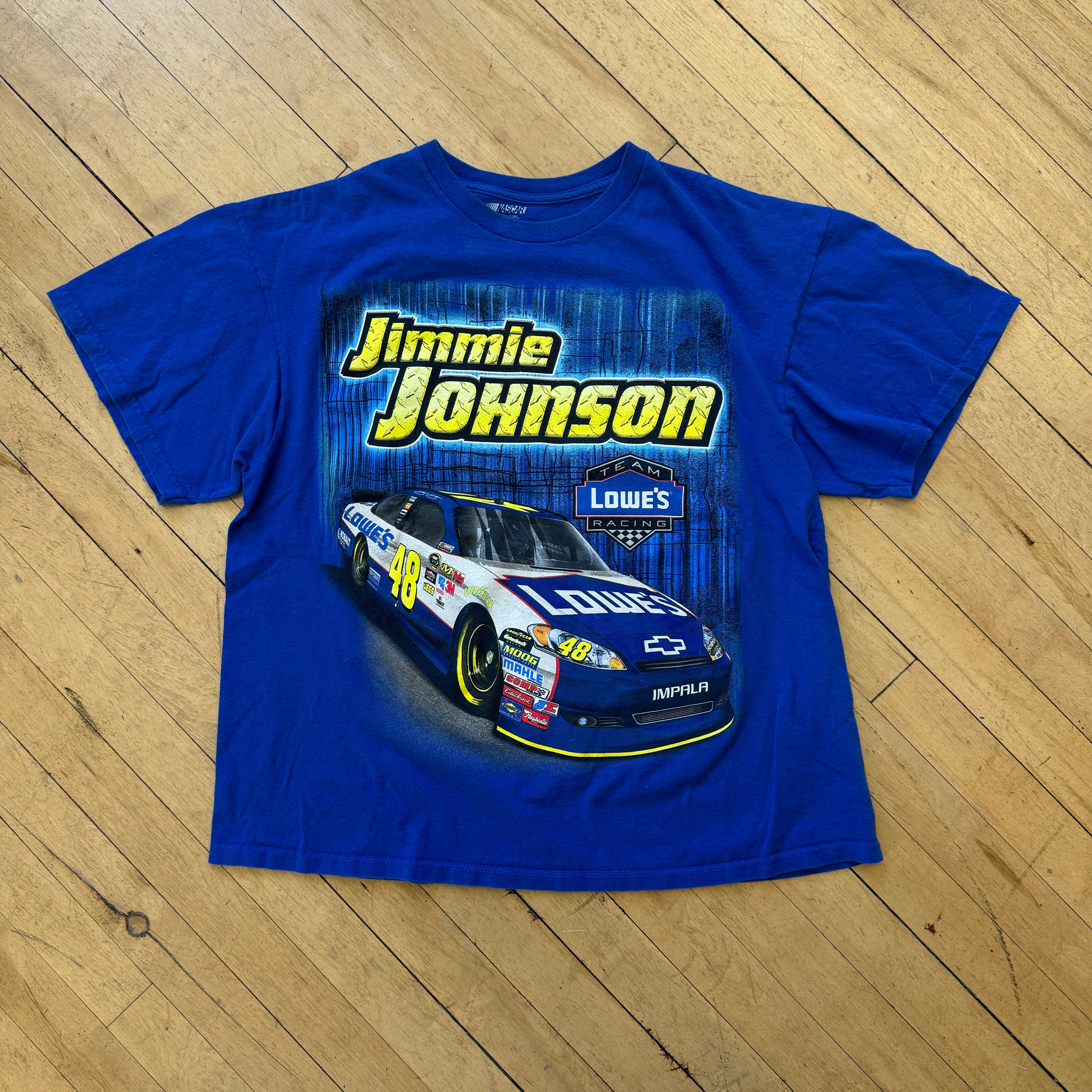 Y2K Jimmie Johnson Nascar #48 T-shirt L