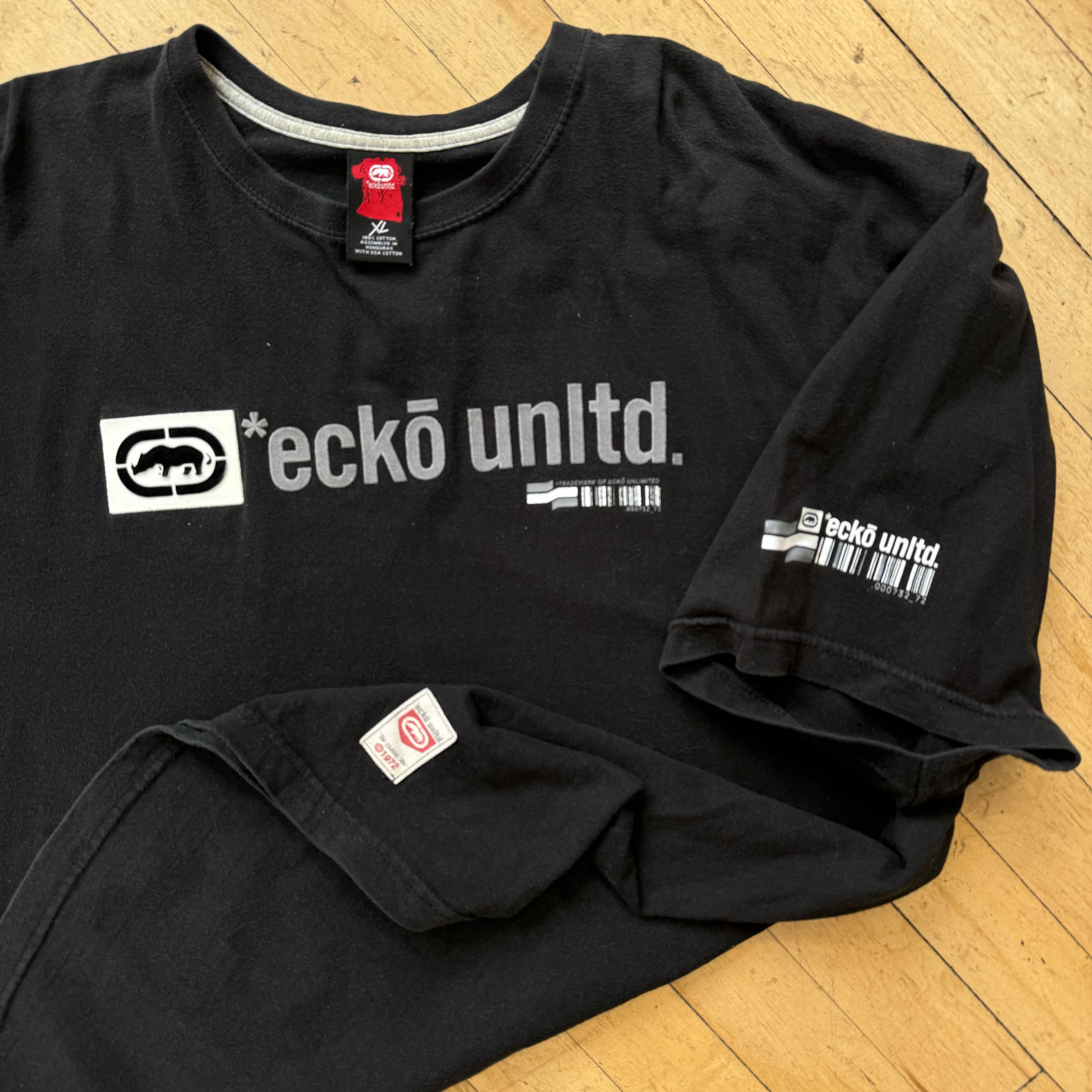 Y2K Ecko United SpellOut T-shirt Sz XL