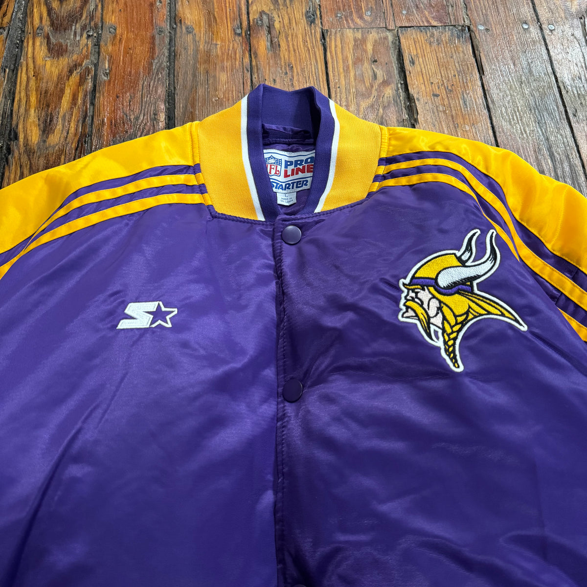 Vintage Vikings ProLine Starter Jacket Sz L (NEW)