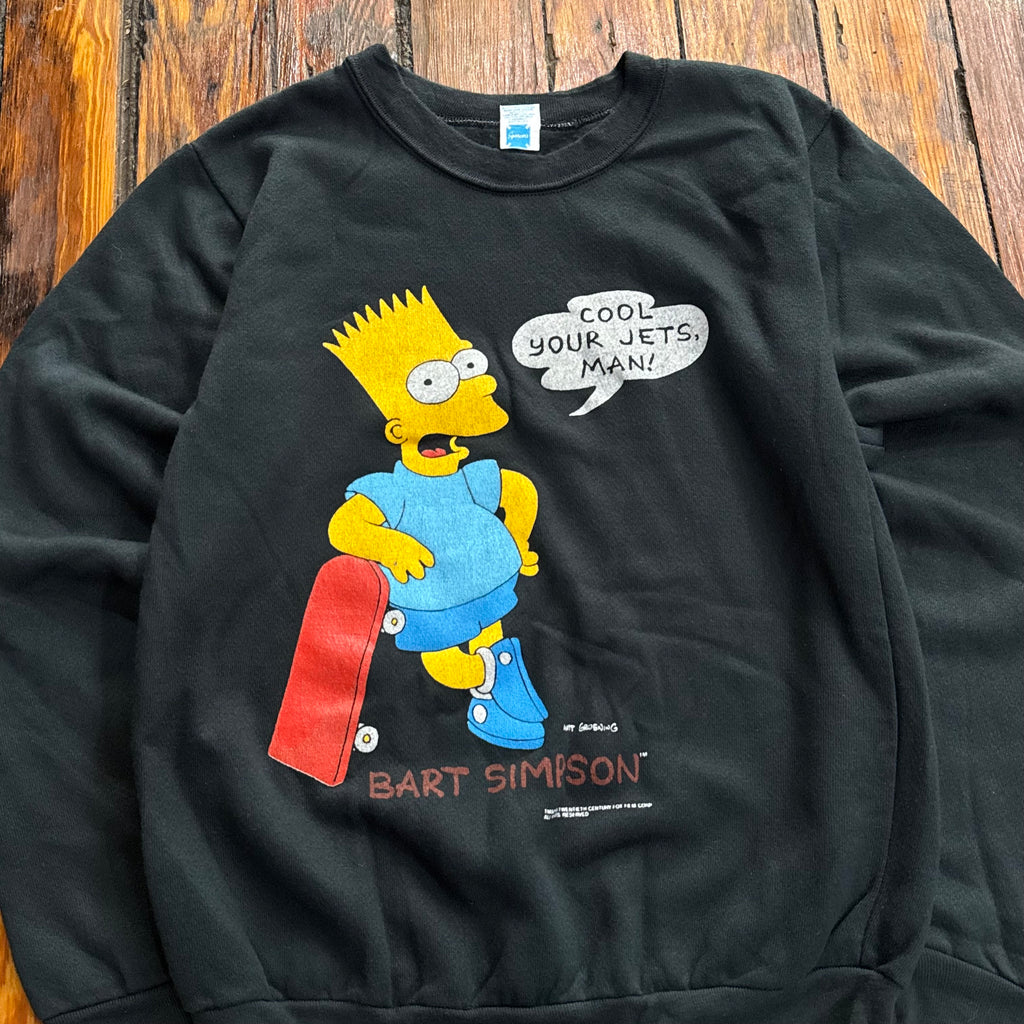 Vintage Bart Simpson Cool your Jets T-shirt Sz S