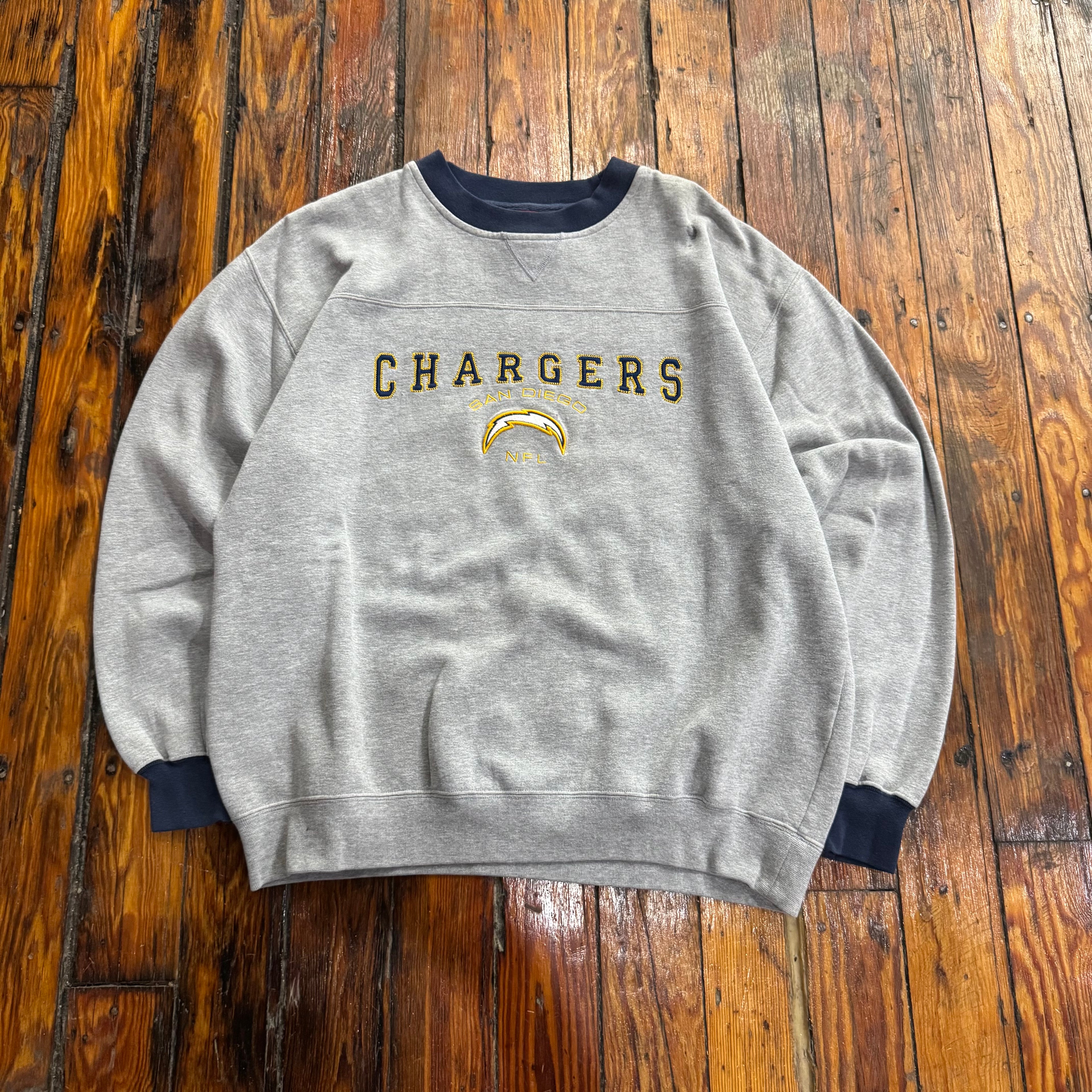 Vintage San Diego Chargers CrewNeck Sz L