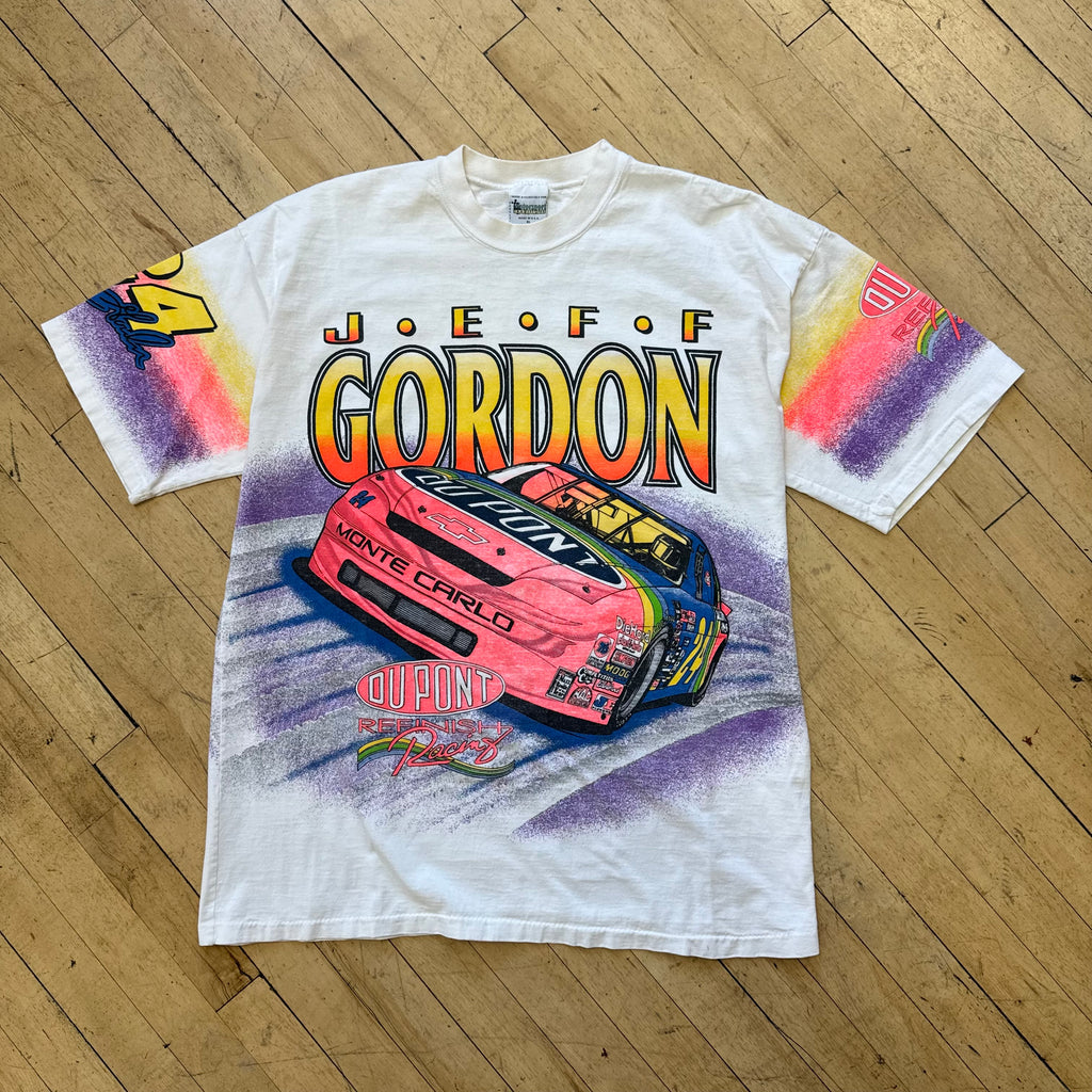 Vintage Jeff Gordon NASCAR Racing AOP T-shirt Sz XL