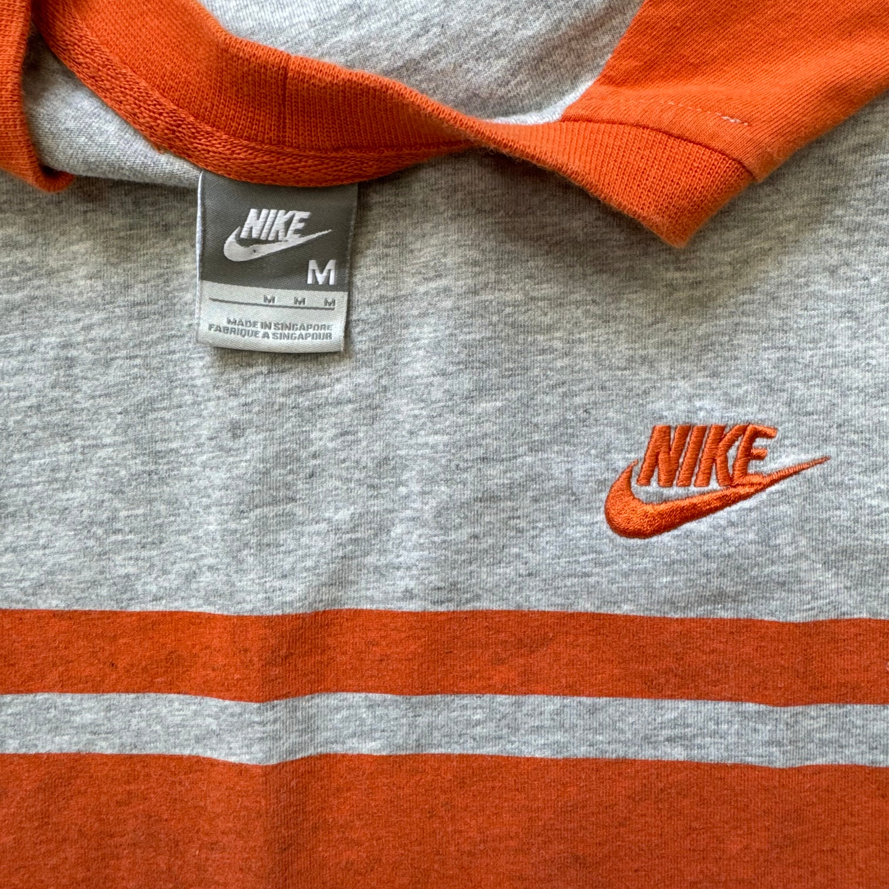 Y2K Nike Striped T-shirt Sz M