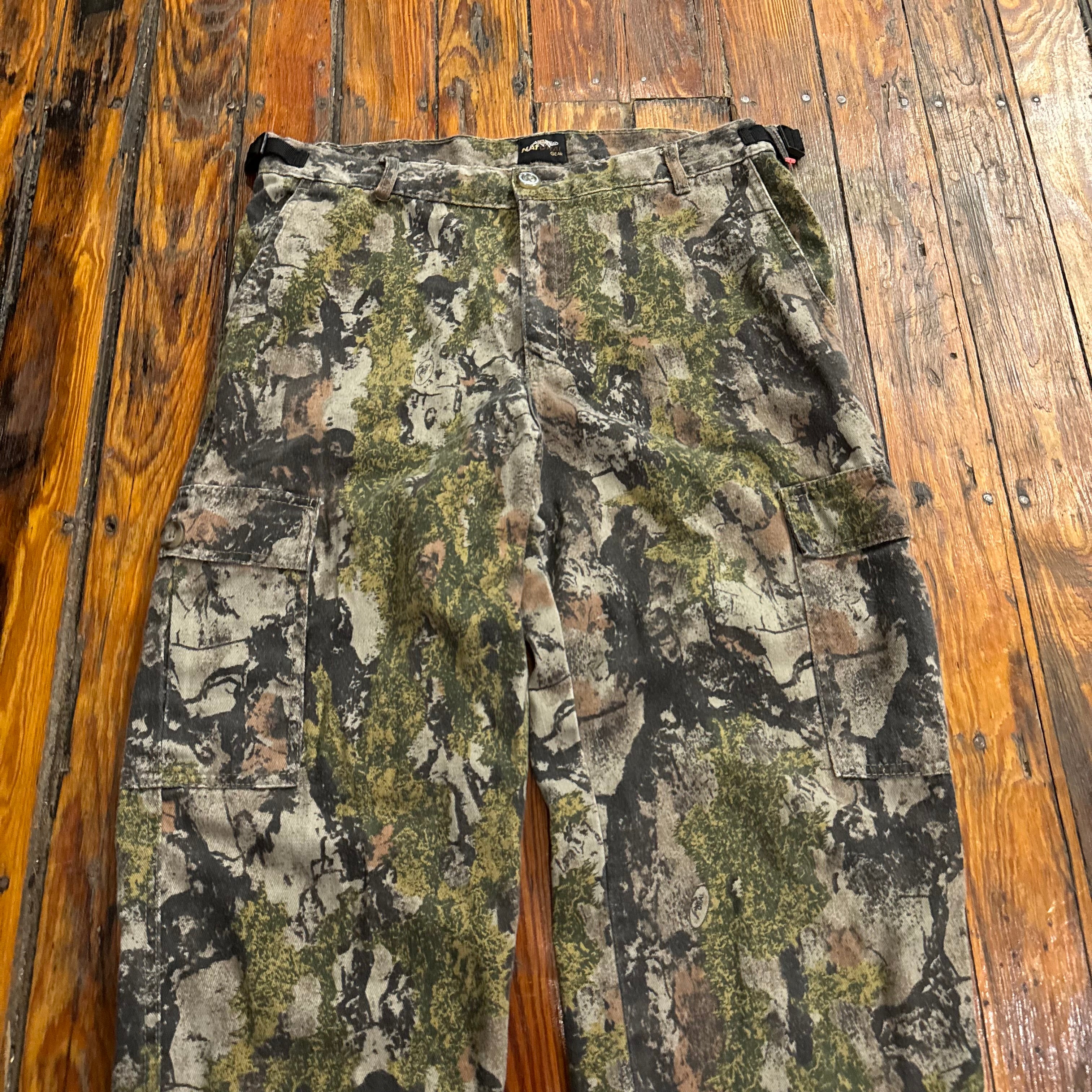 Vintage Natural Gear Camo Cargo Pants Sz 32