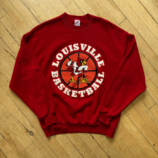 Vintage Louisville Basketball CrewNeck Sz L