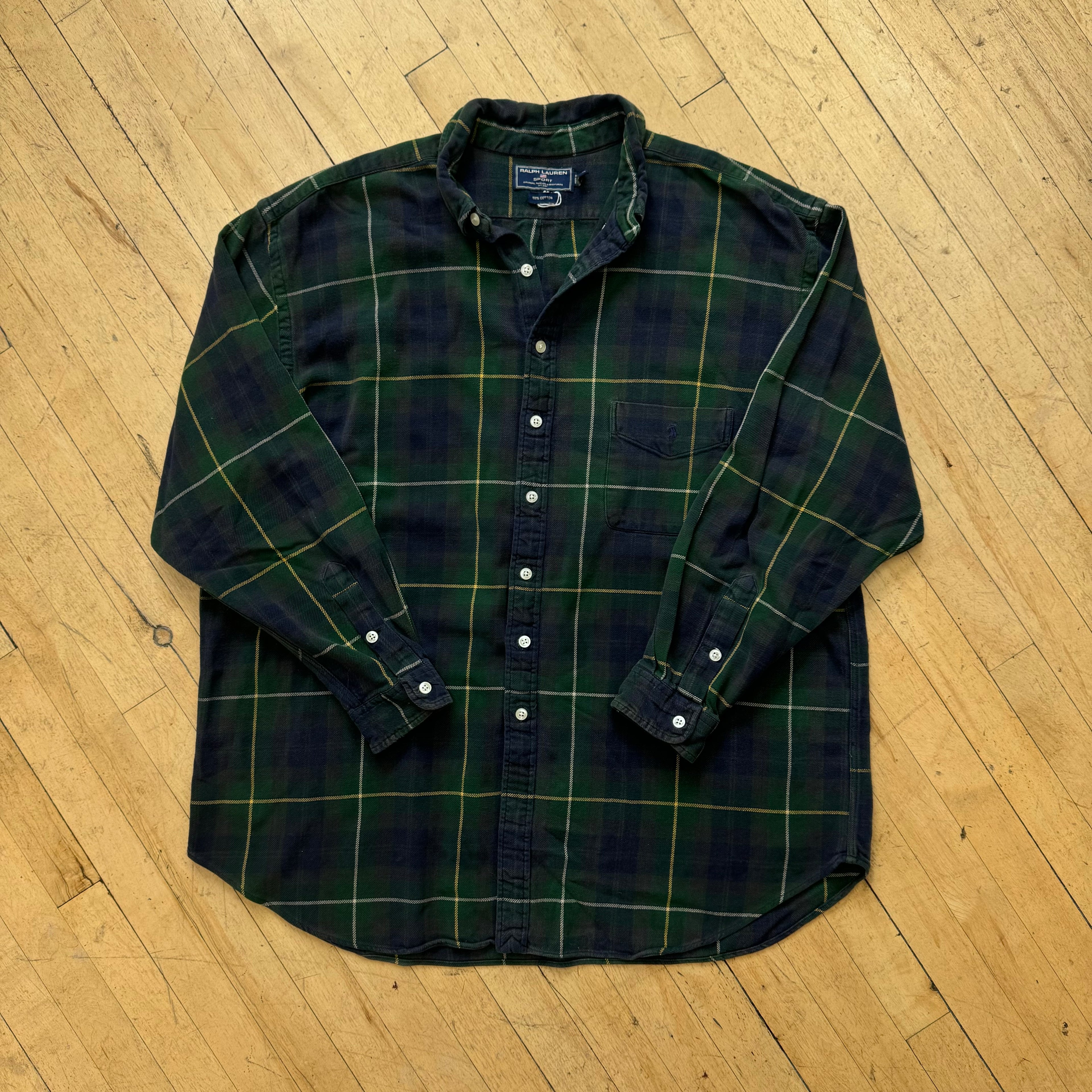 Vintage Polo Sport RL Flannel Sz XXXL