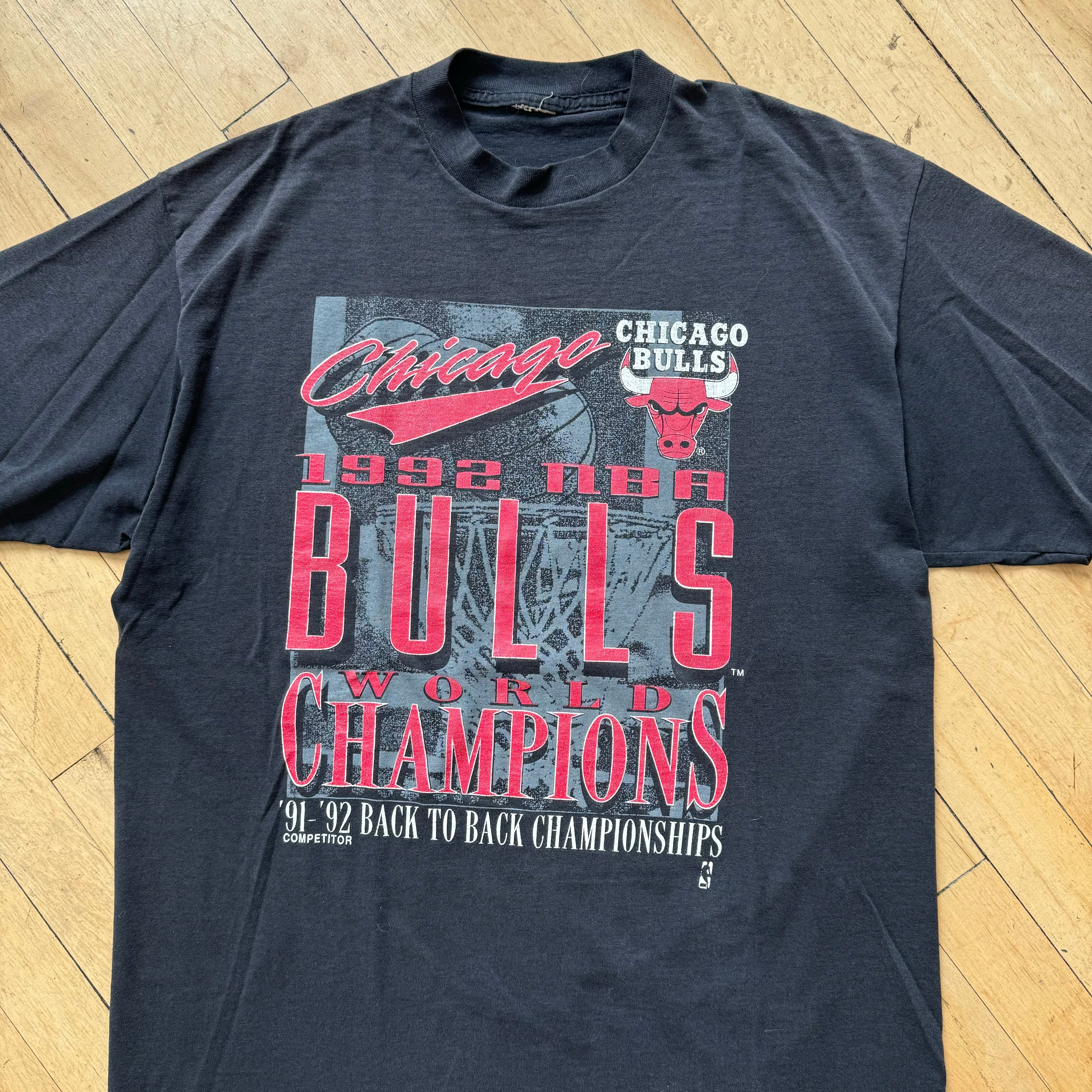 Vintage Chicago Bulls Champions T-shirt Sz L