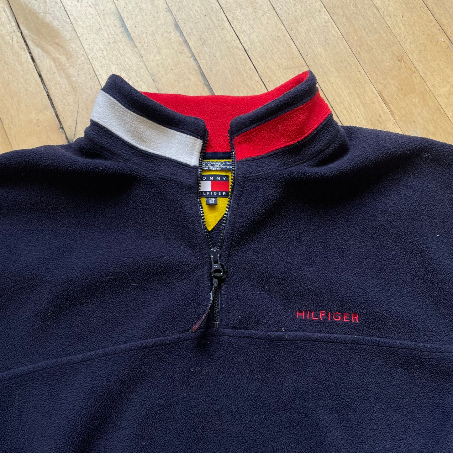 90s Tommy Hilfiger Fleece Jacket (XXL)