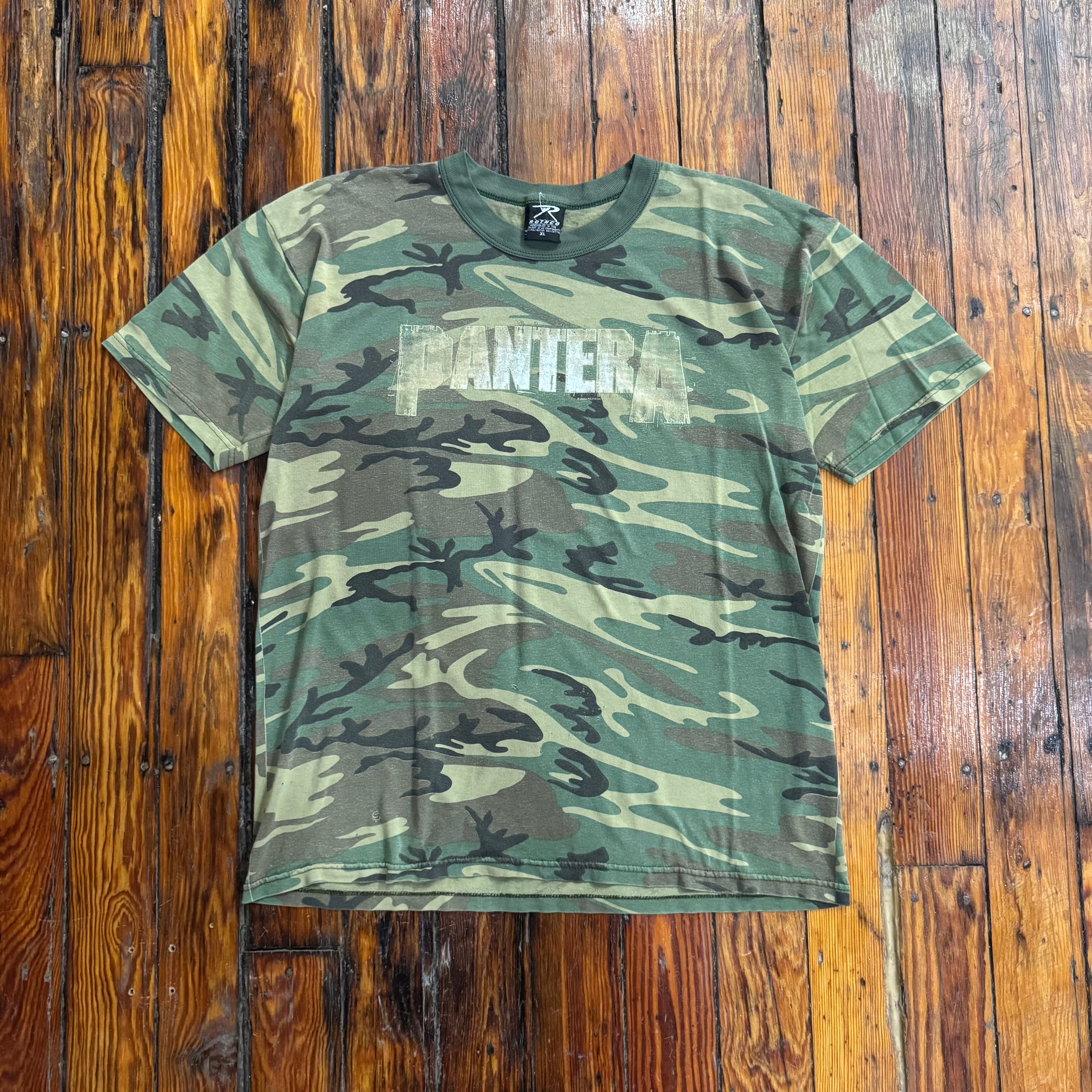 Vintage Camo Pantera T-shirt Sz XL