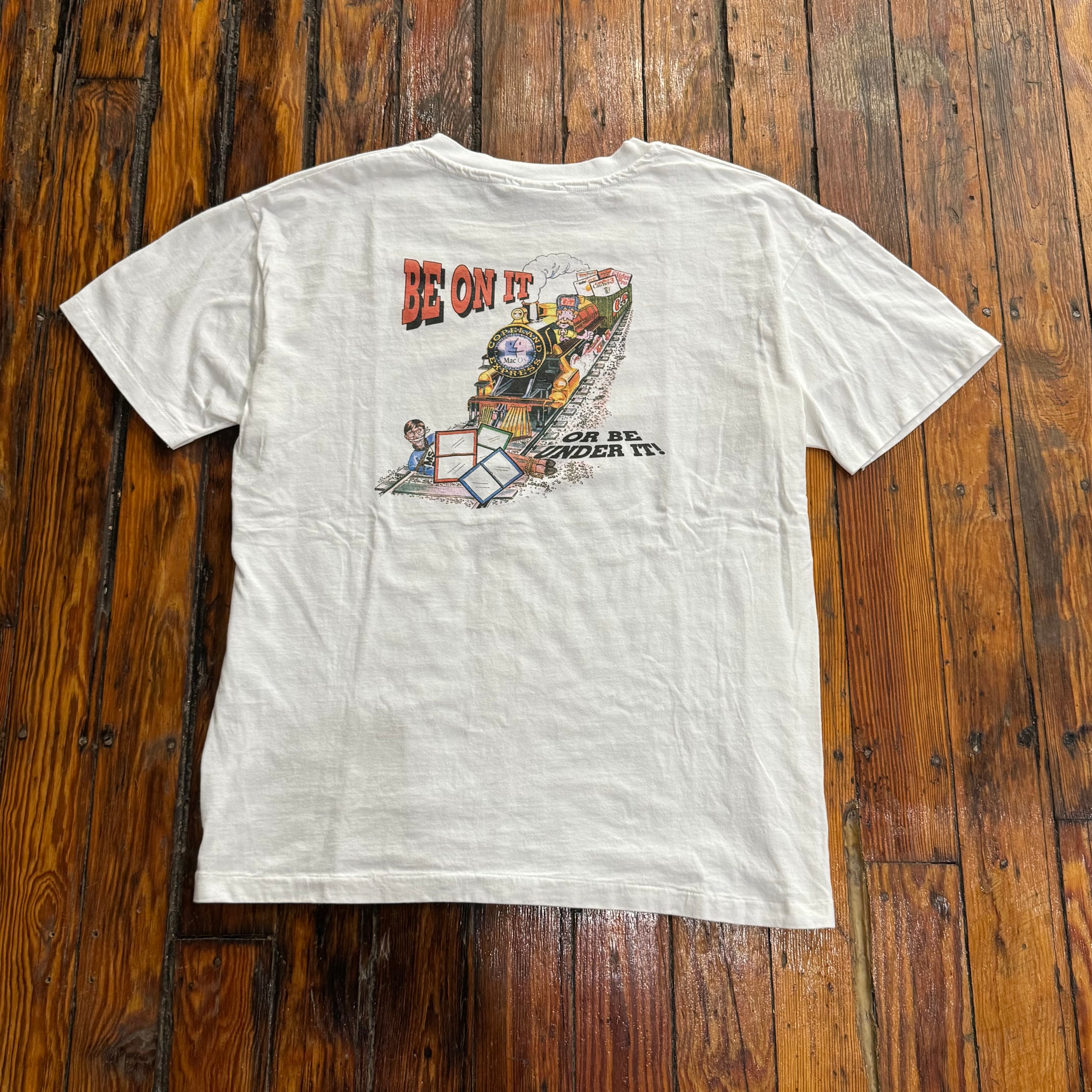 Vintage Mac Be on it or Be under it T-shirt Sx XL