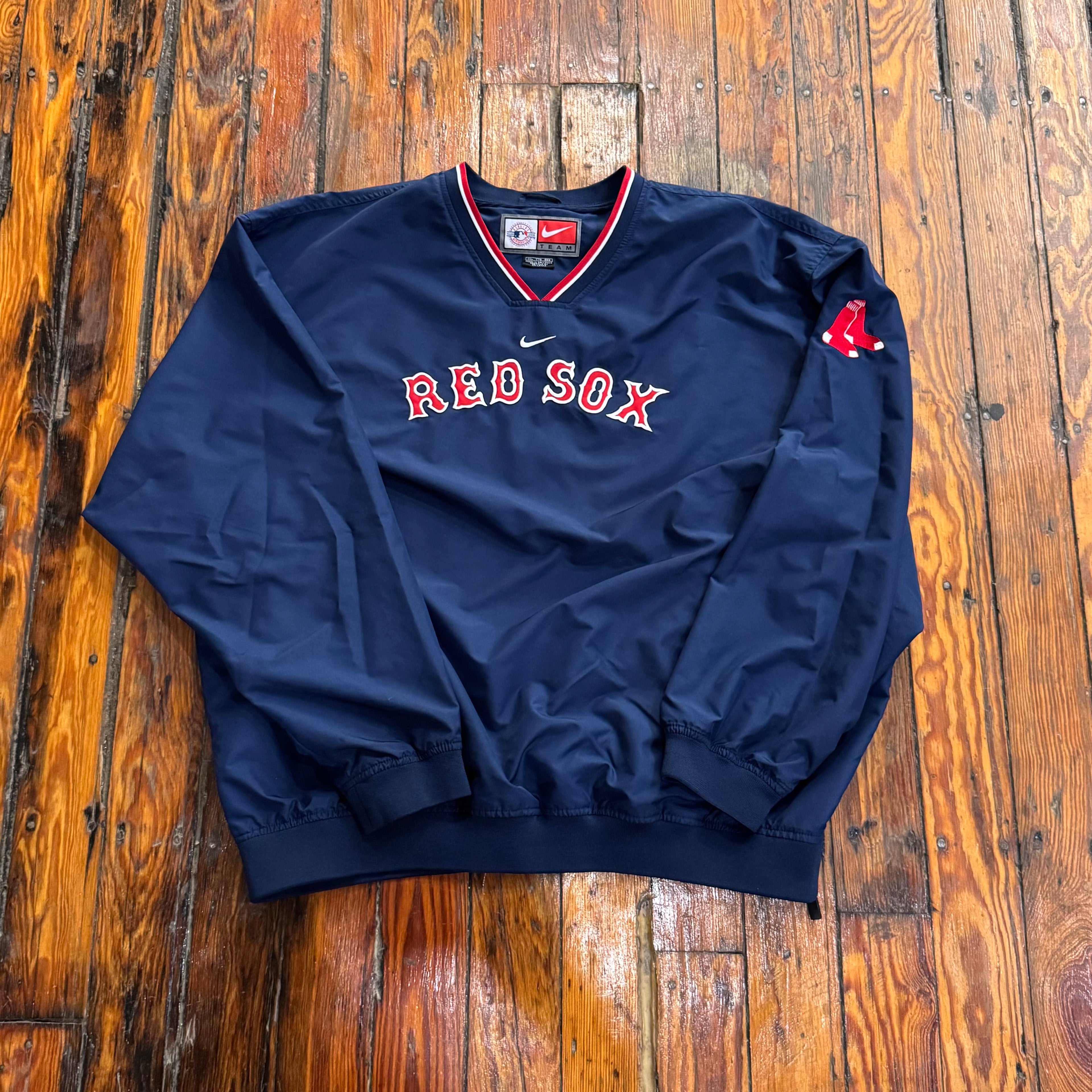 Vintage Boston Red Sox Nike Pullover Jacket Sz XXL