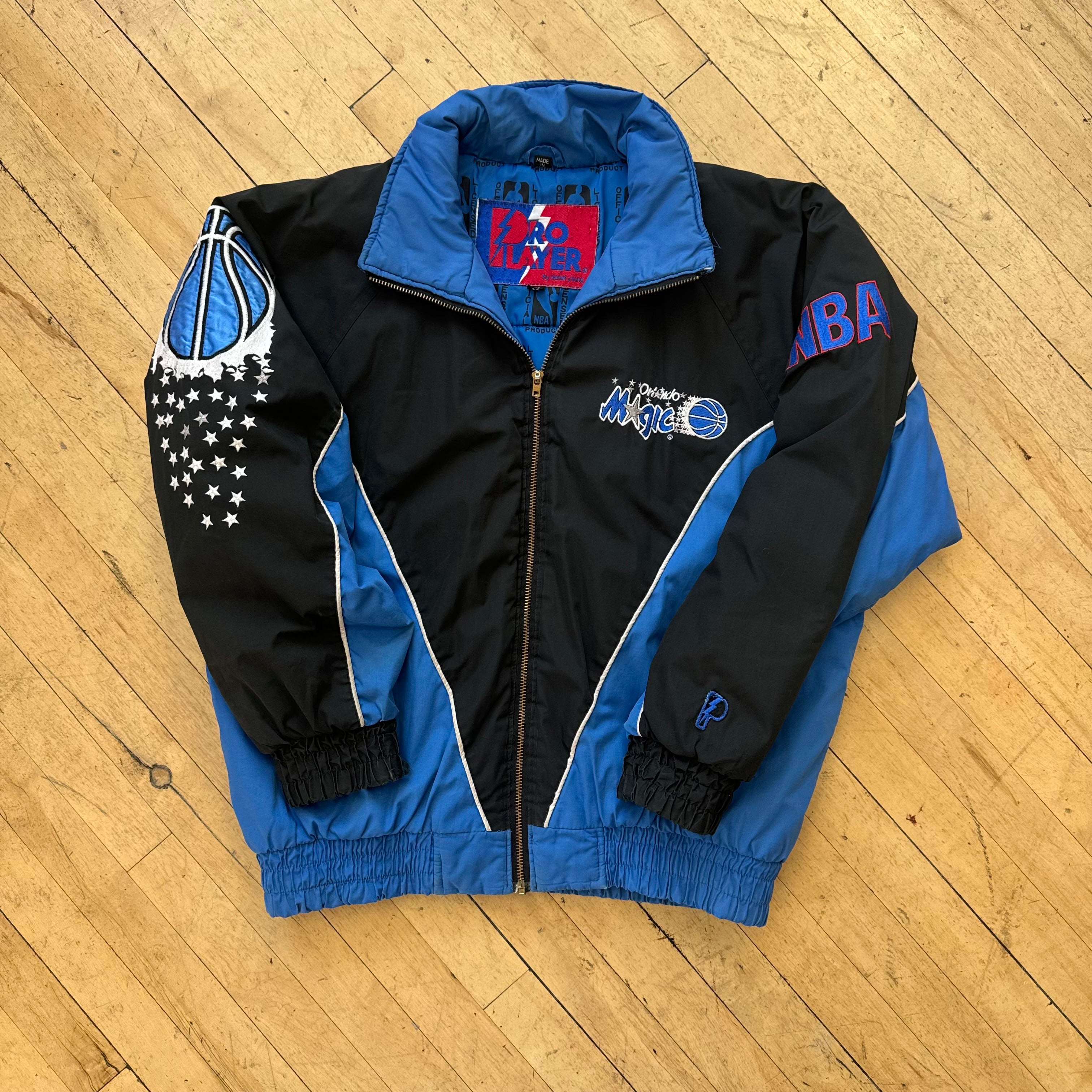 Vintage Orlando Magic ProPlayer Puffer Jacket Sz M
