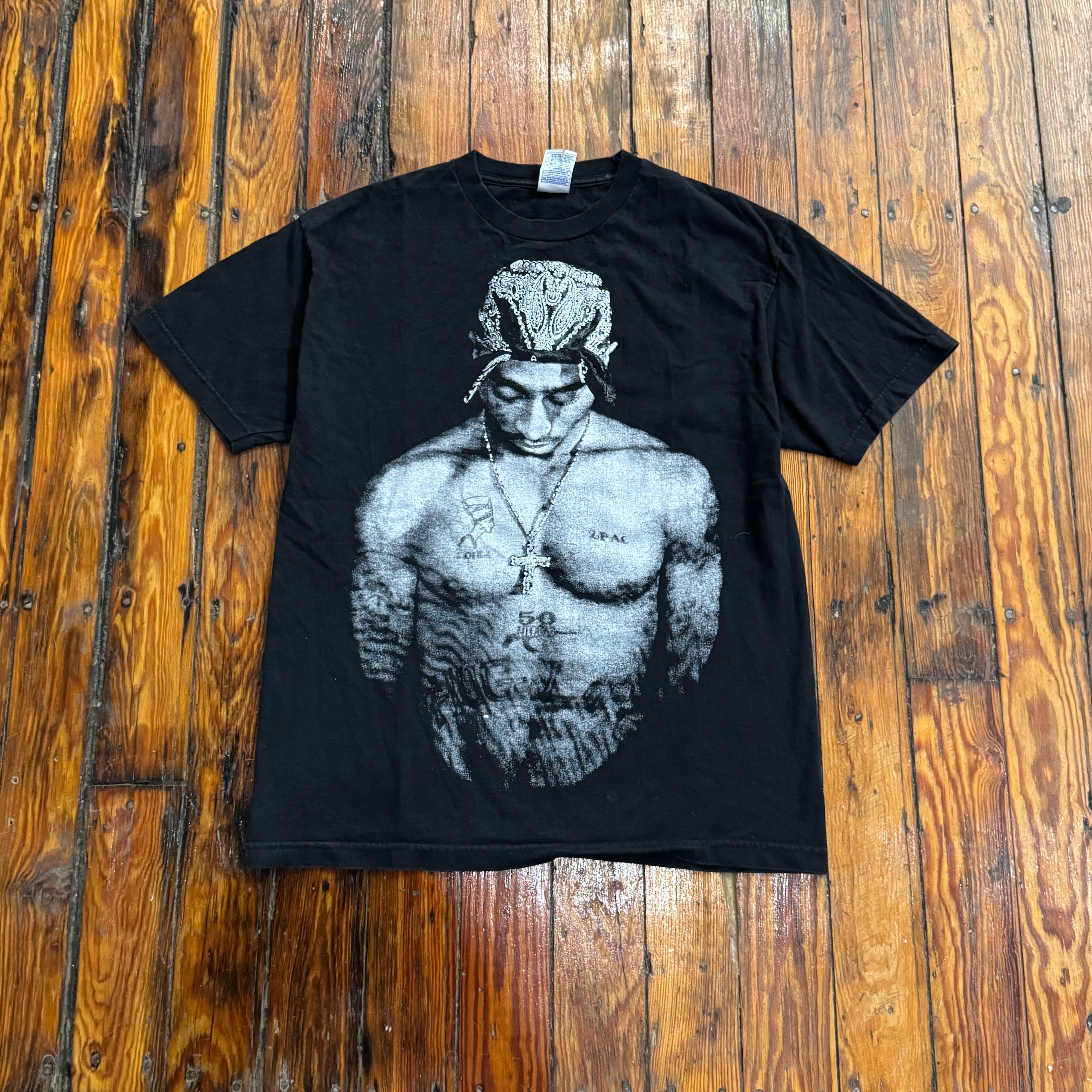Vintage Tupac Thug Life Rap T-shirt Sz L