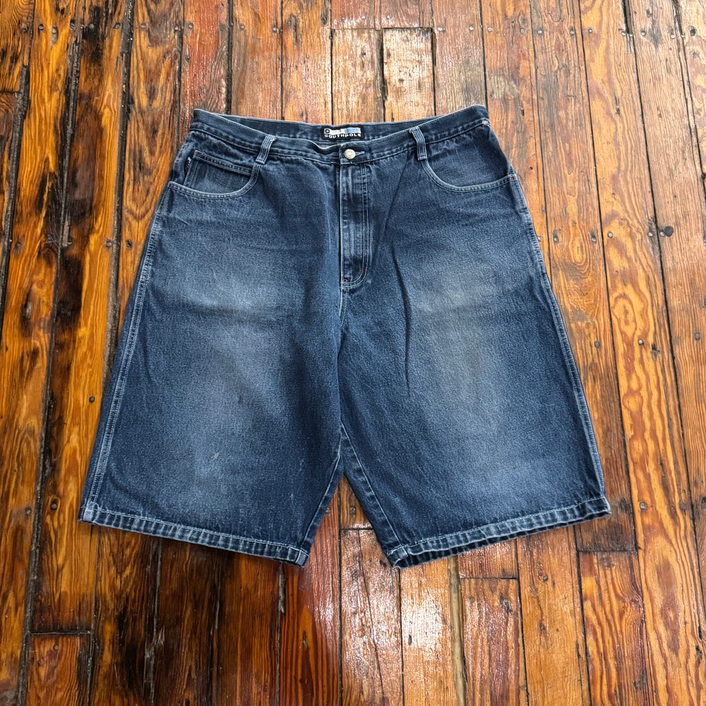 Y2K South Pole Denim Jean Shorts Sz 42