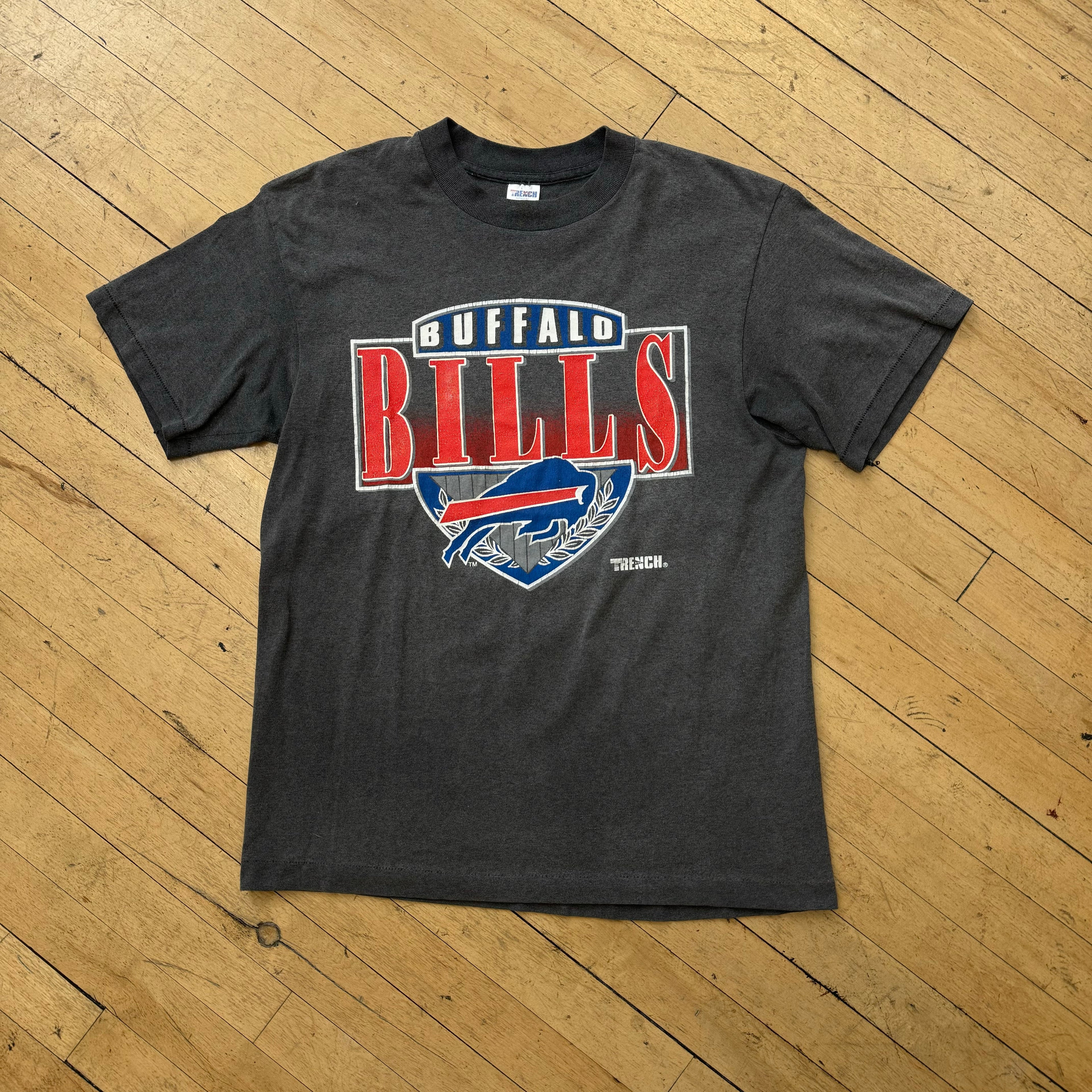Vintage Buffalo Bills Trench T-shirt Sz L