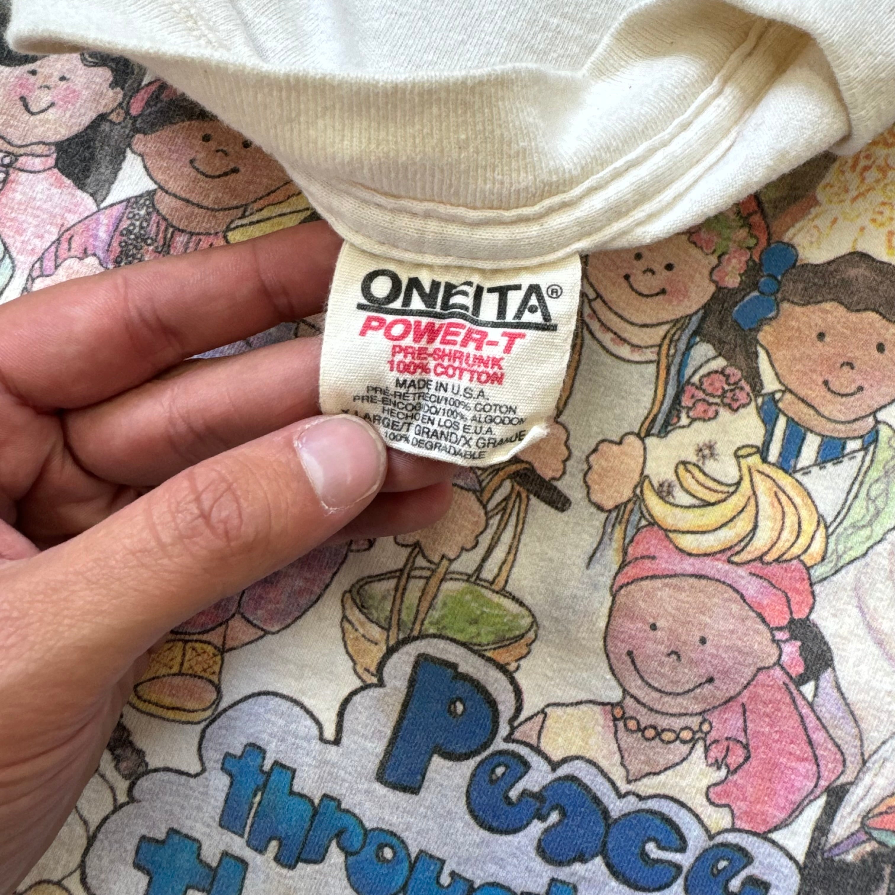 Vintage For the Children T-shirt Sz XL
