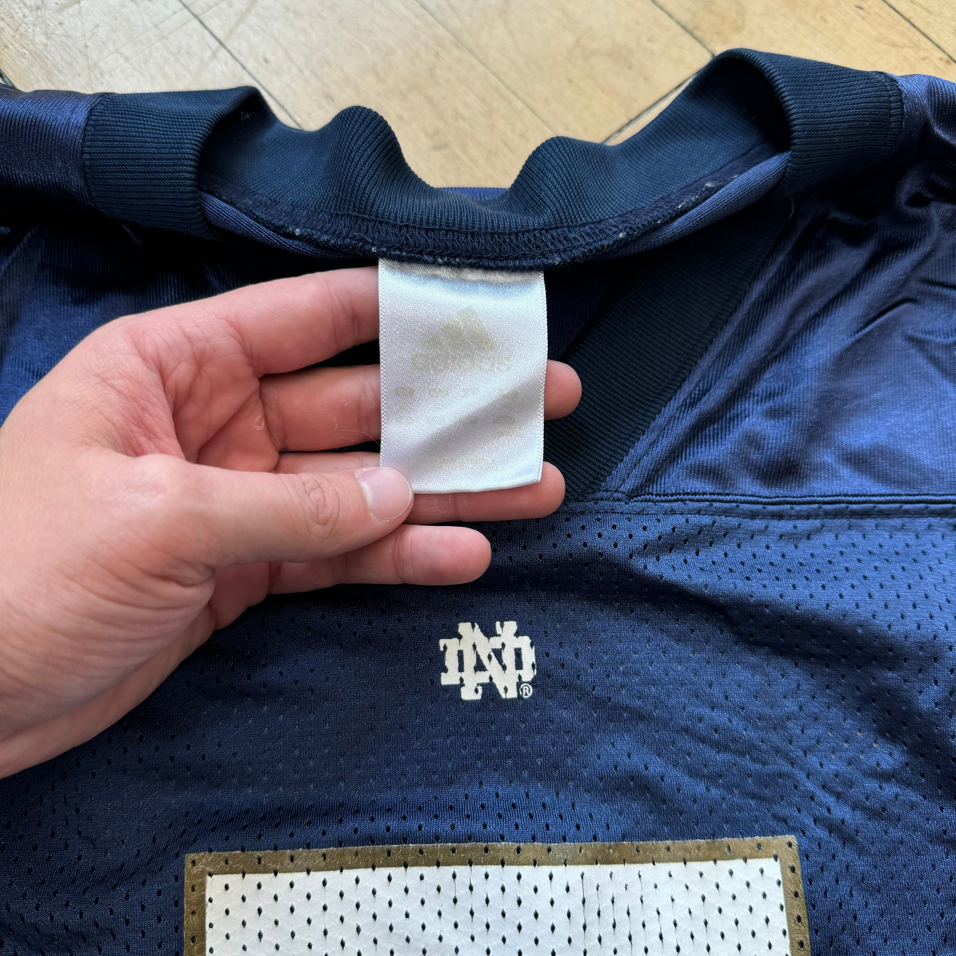 Vintage Adidas Notre Dame #5 Football Jersey Sz XL