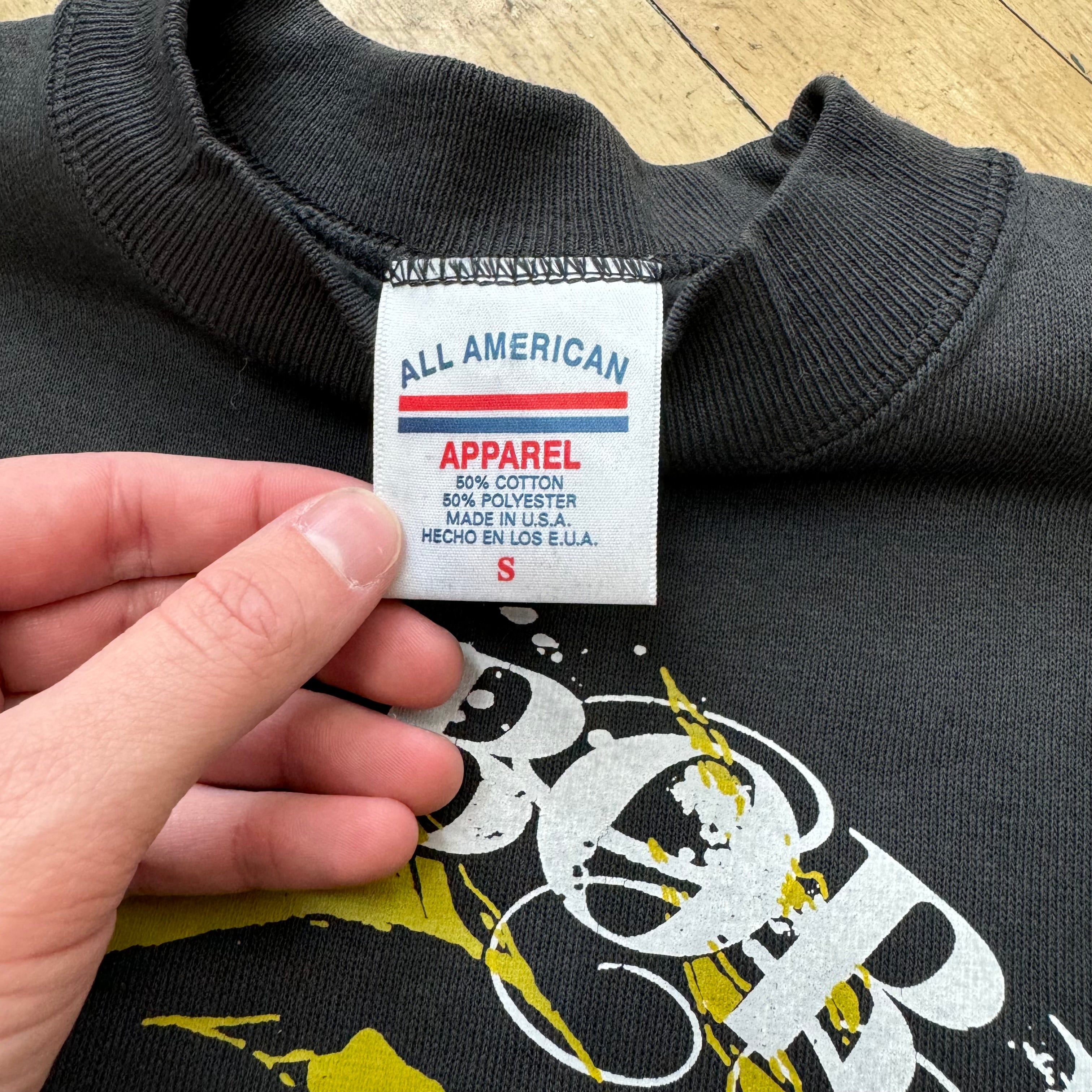 Vintage Harley Davidson Born Free Ride Free Crewneck Sz S