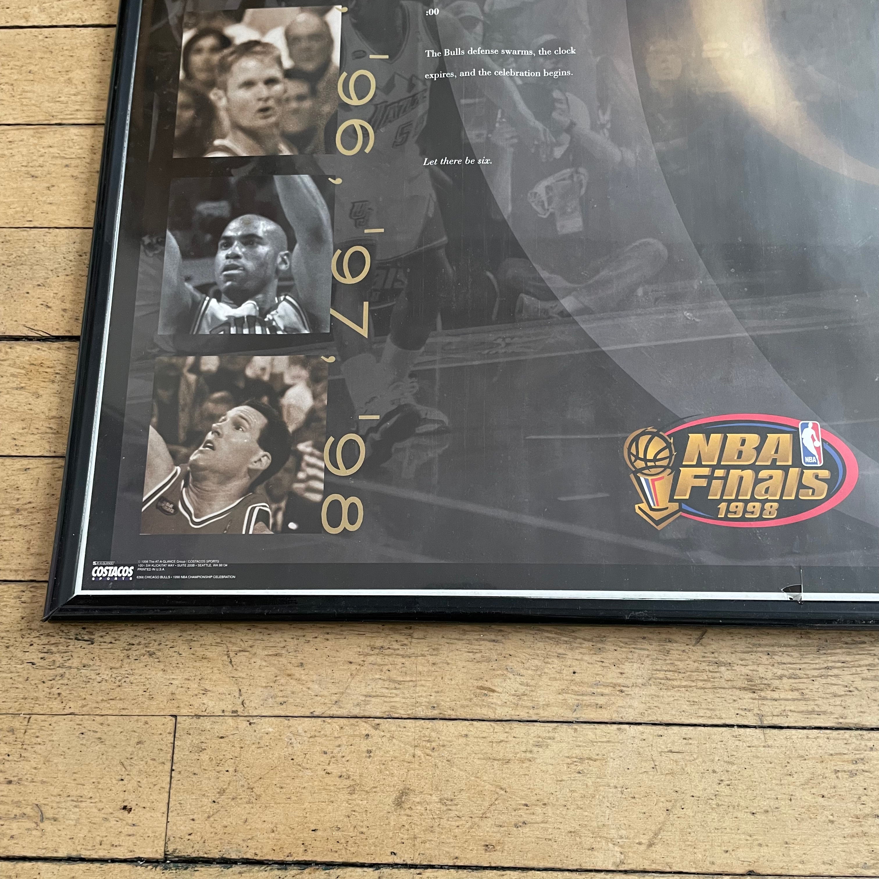 1998 NBA Finals Chicago Bulls Poster (Poster Only)