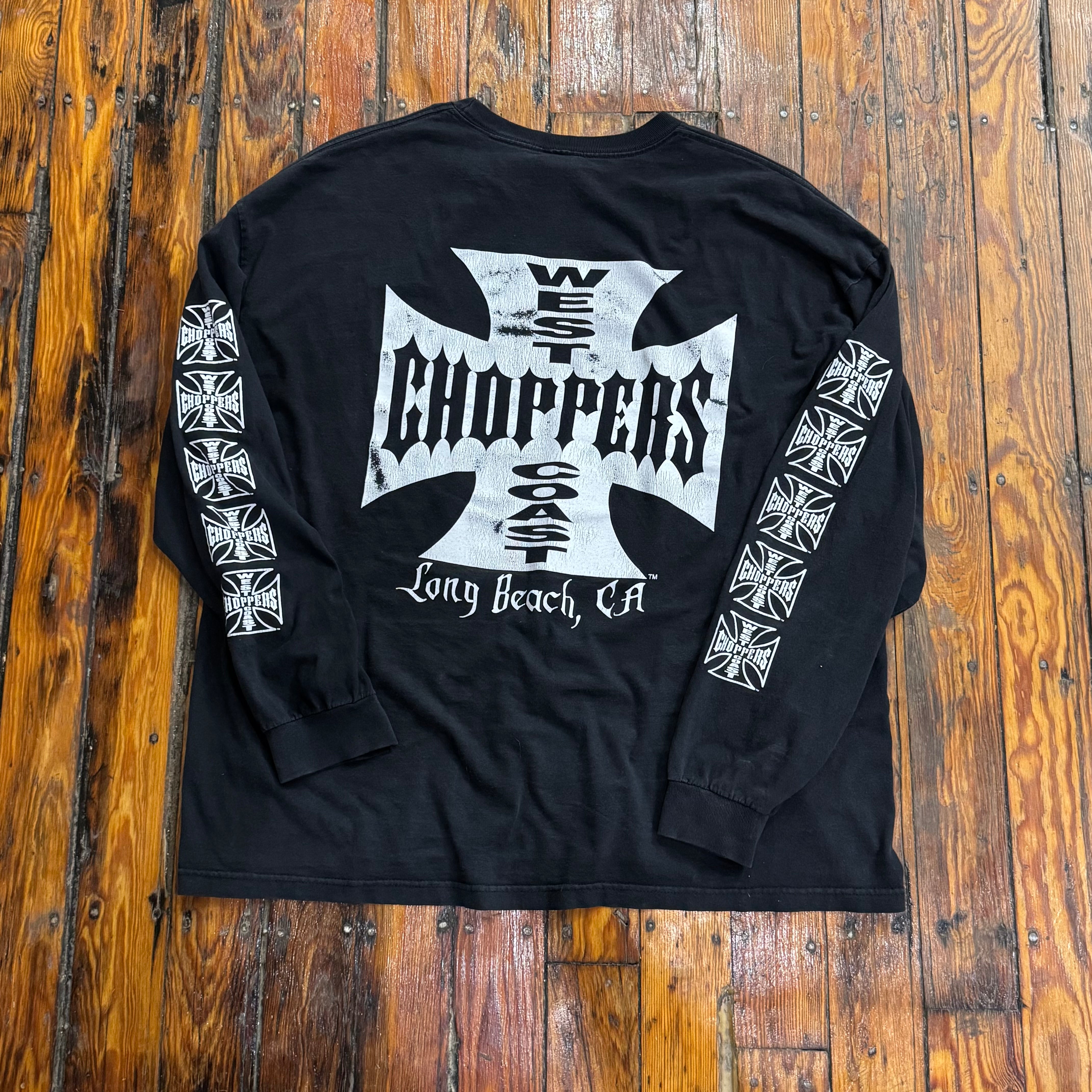 Vintage West Coast Choppers Long Sleeve T-shirt Sz XXXL – 605