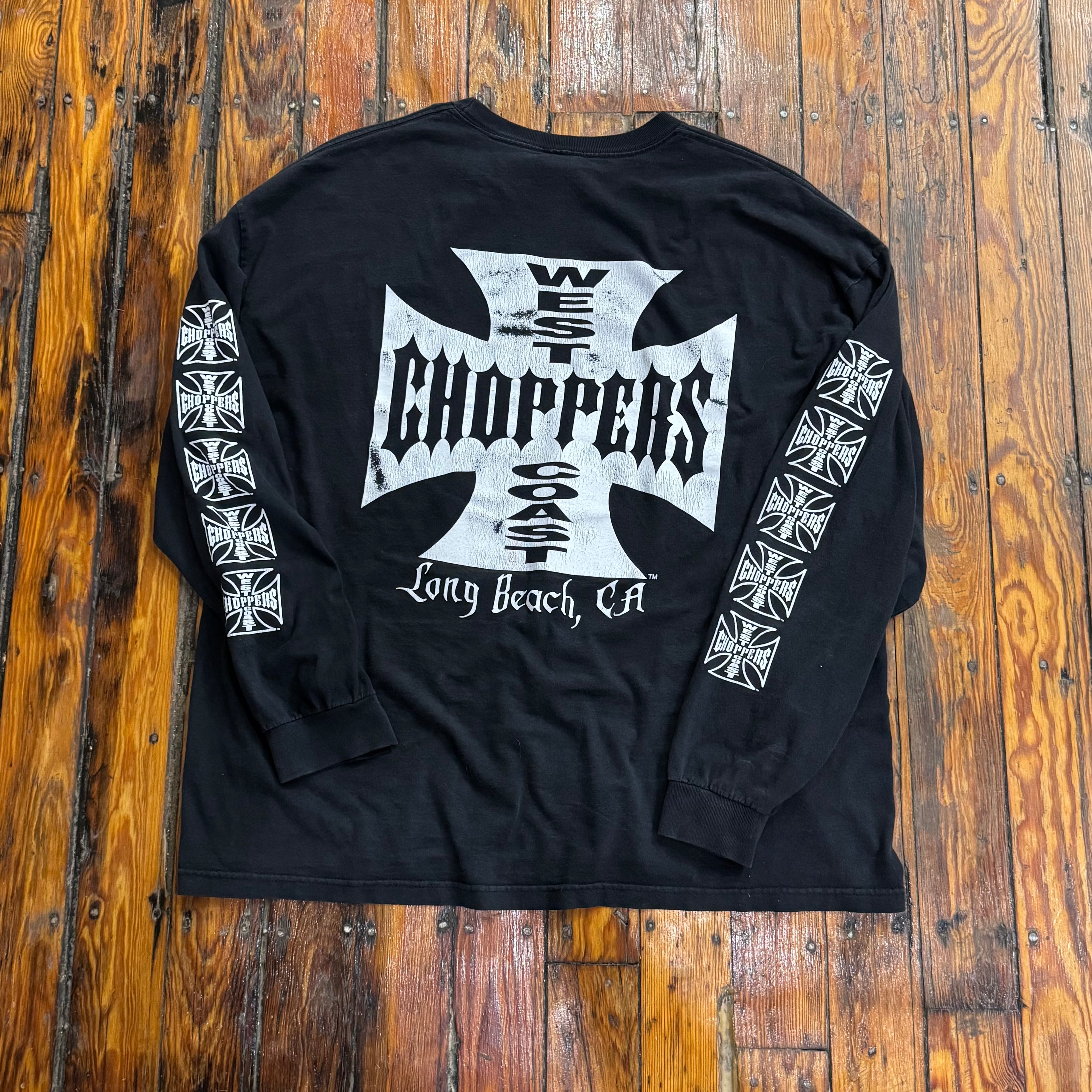 Vintage West Coast Choppers Long Sleeve T-shirt Sz XXXL