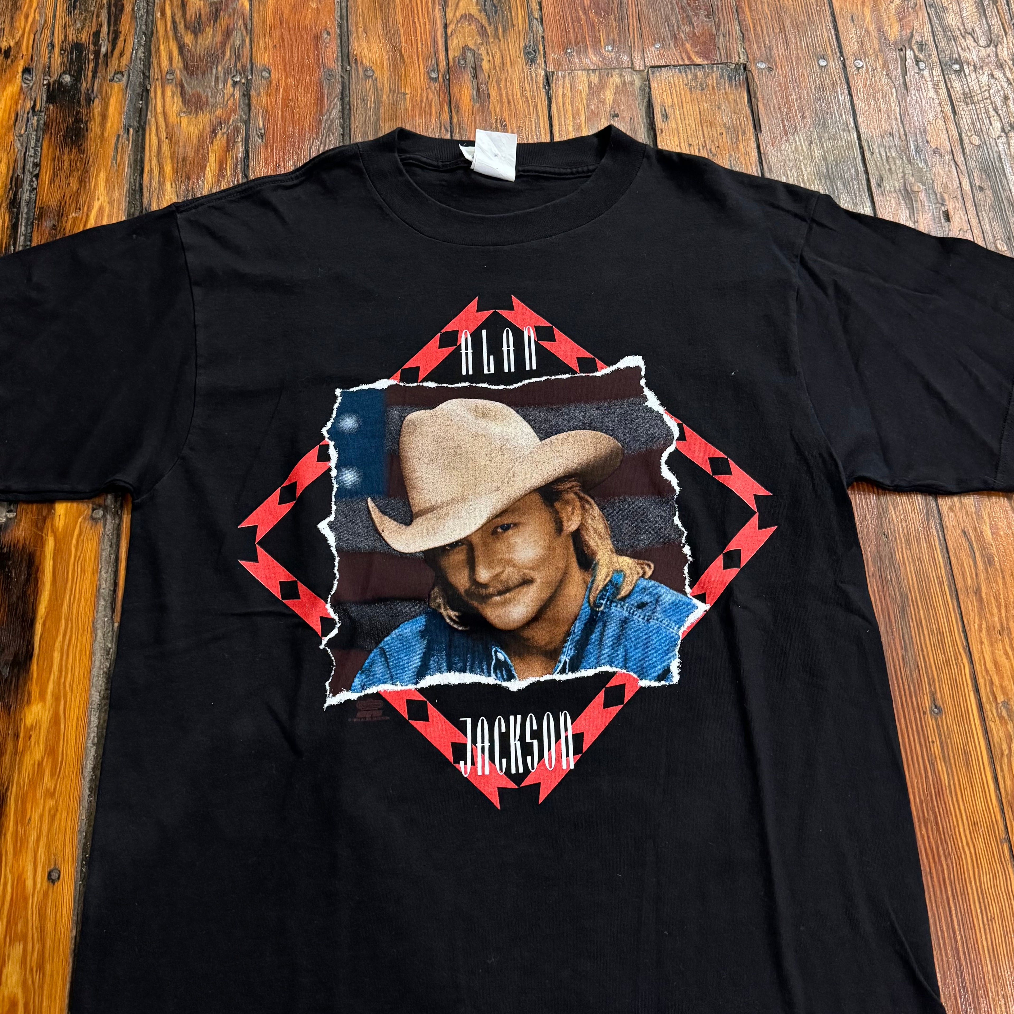 Vintage Alan Jackson Who am I T-shirt Sz L