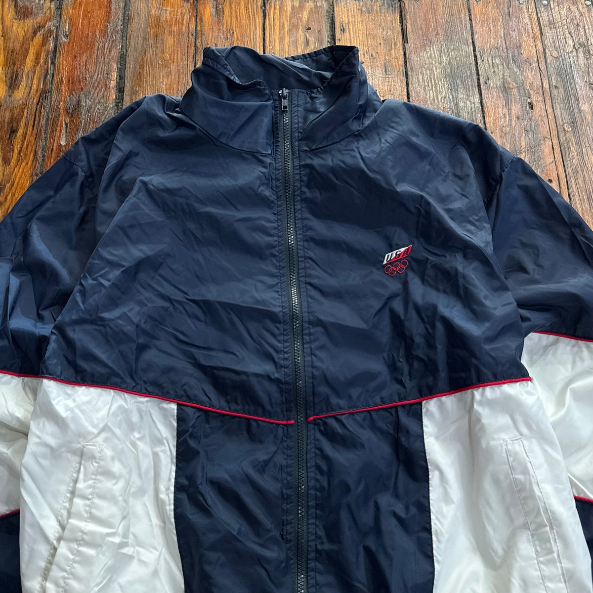 Vintage USA Olympics Light Jacket Sz M