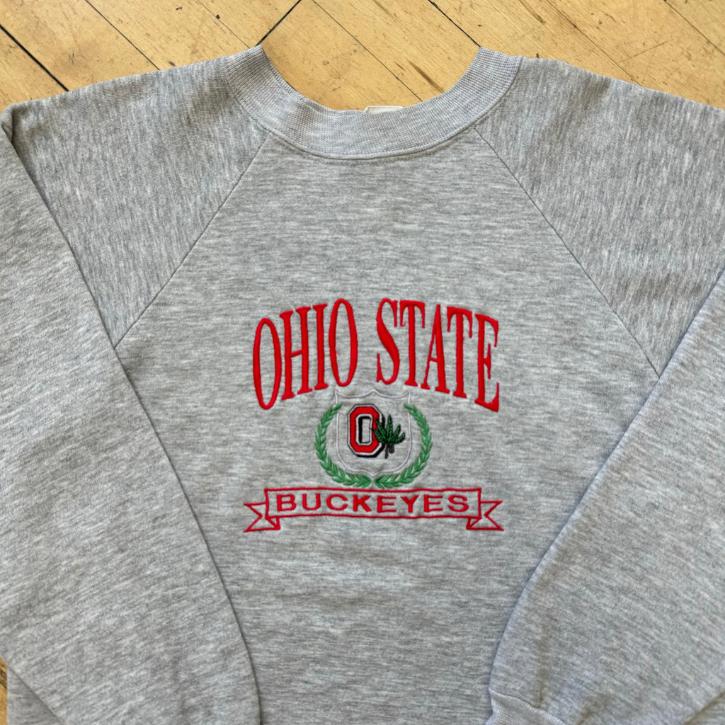 Vintage Ohio State Logo 7 CrewNeck Sz L