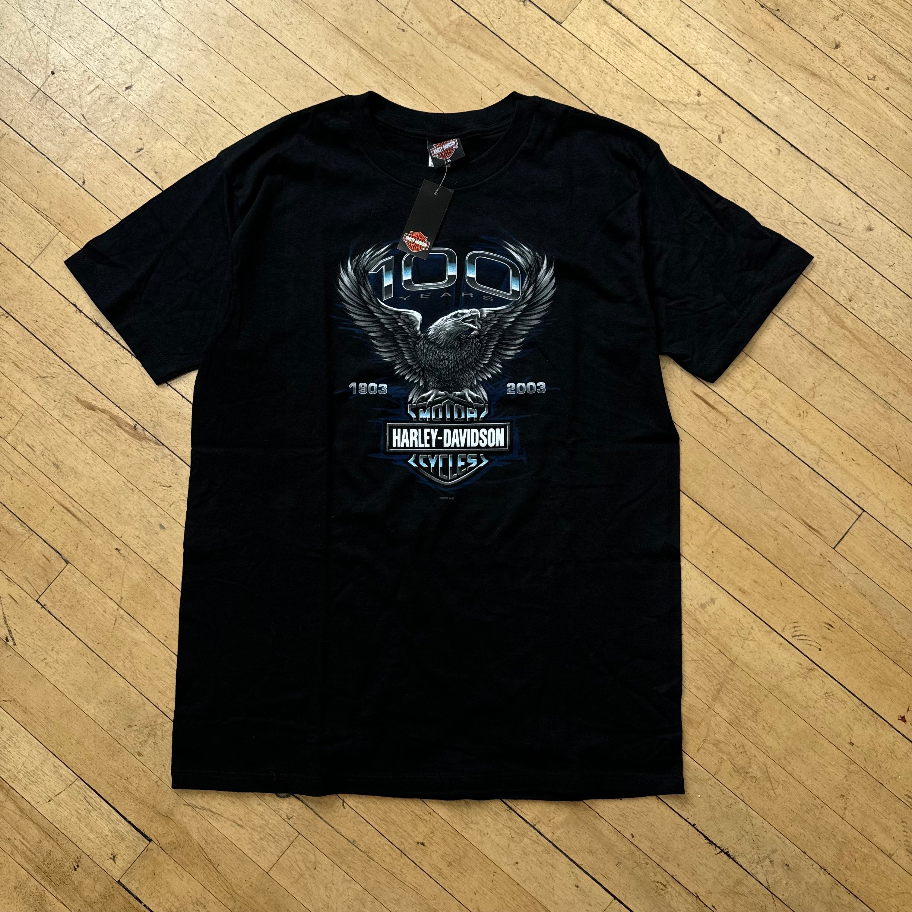 Y2K 100 Years of Harley Anniversary T-shirt Sz XL