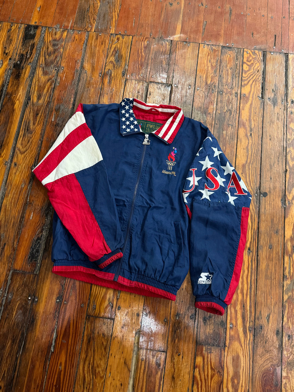 Vintage Atlanta Olympics Starter Jacket Sz S