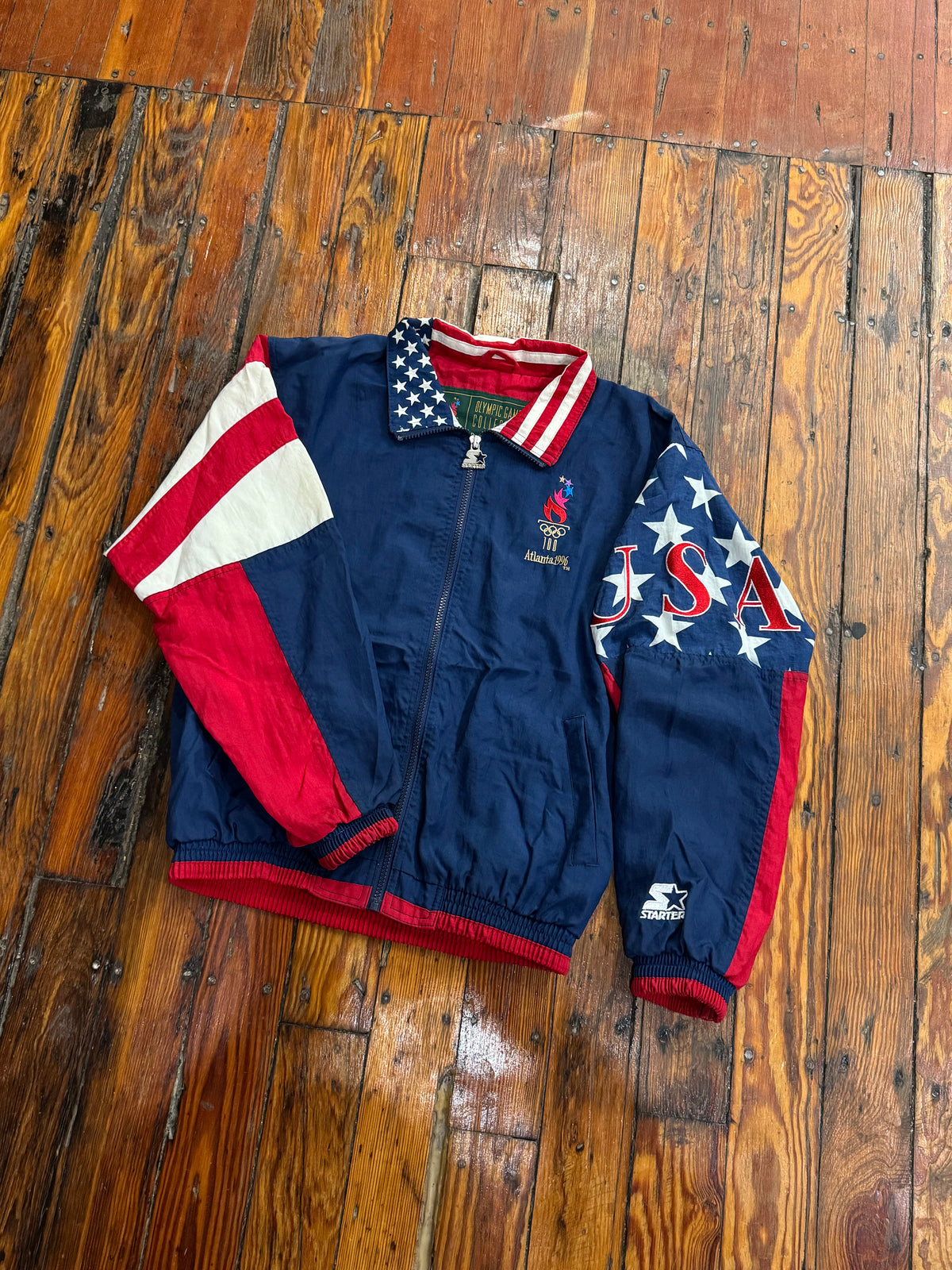 Vintage Atlanta Olympics Starter Jacket Sz S