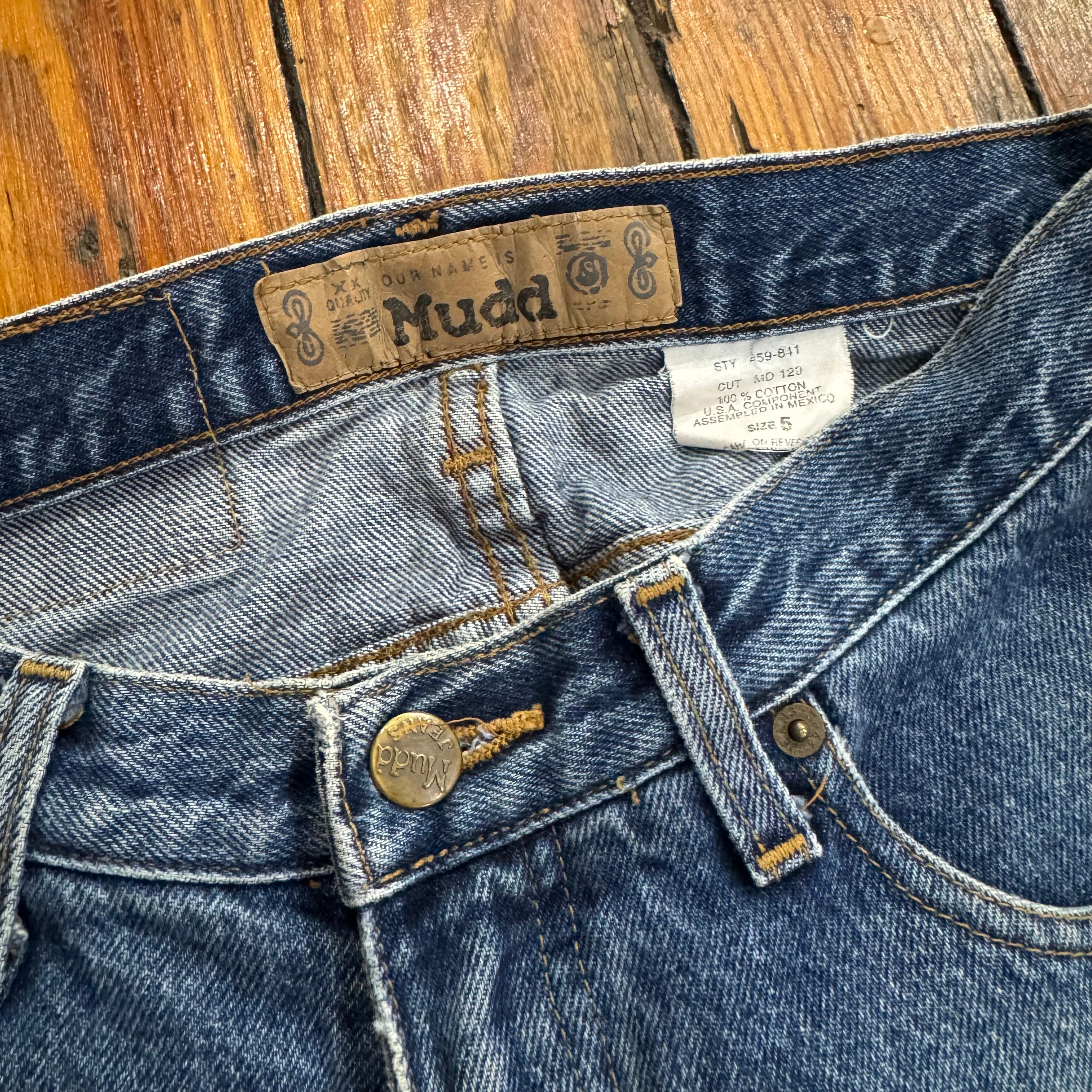 Vintage Mudd Denim Jeans Sz 5