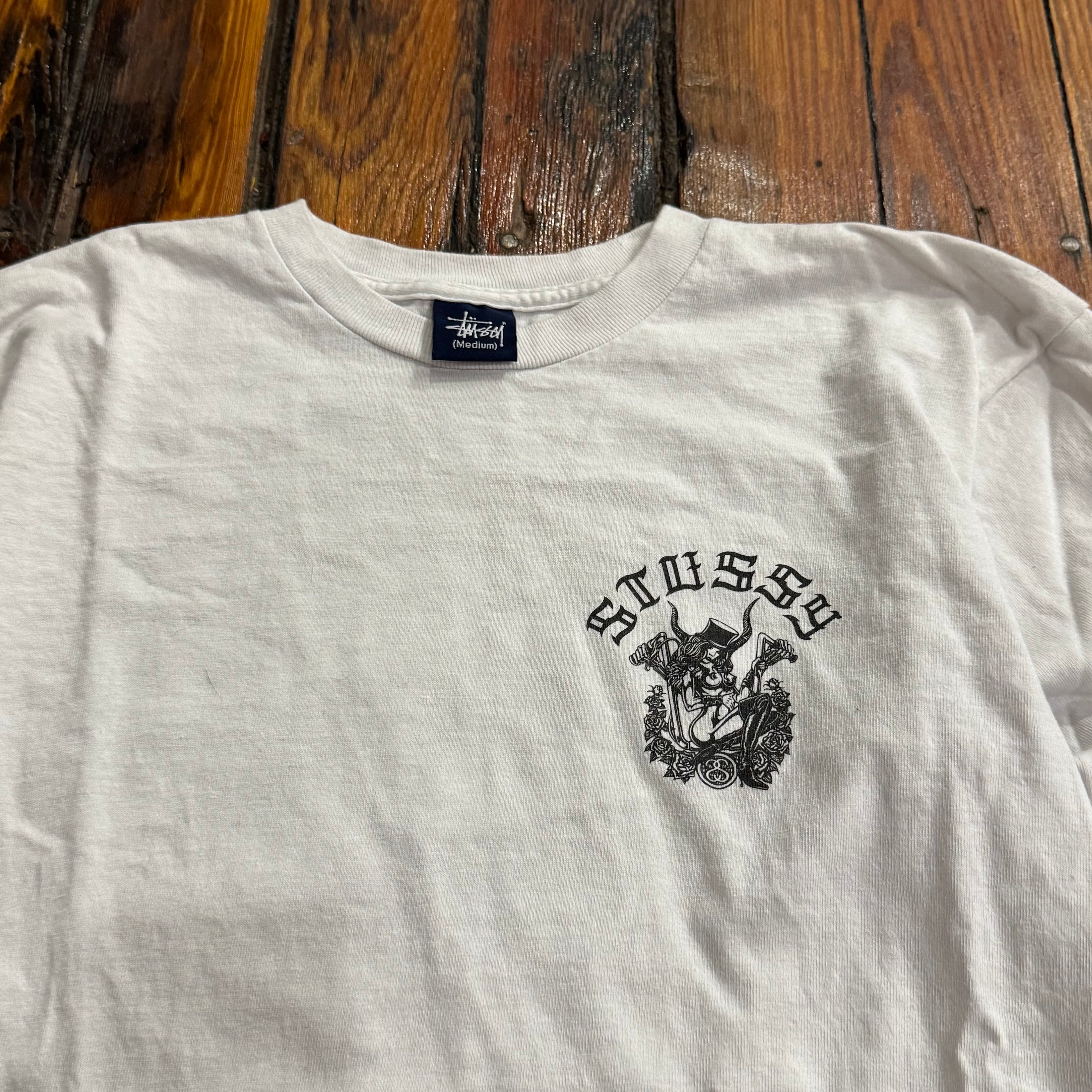 Vintage Stussy Worldwide Long Sleeve T-shirt Sz M