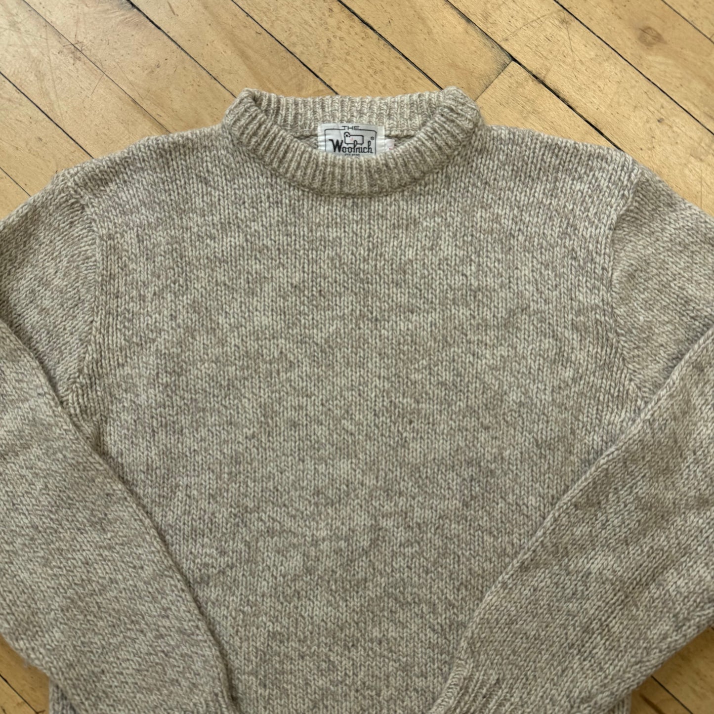 Vintage WoolRich Cream Sweater Sz L