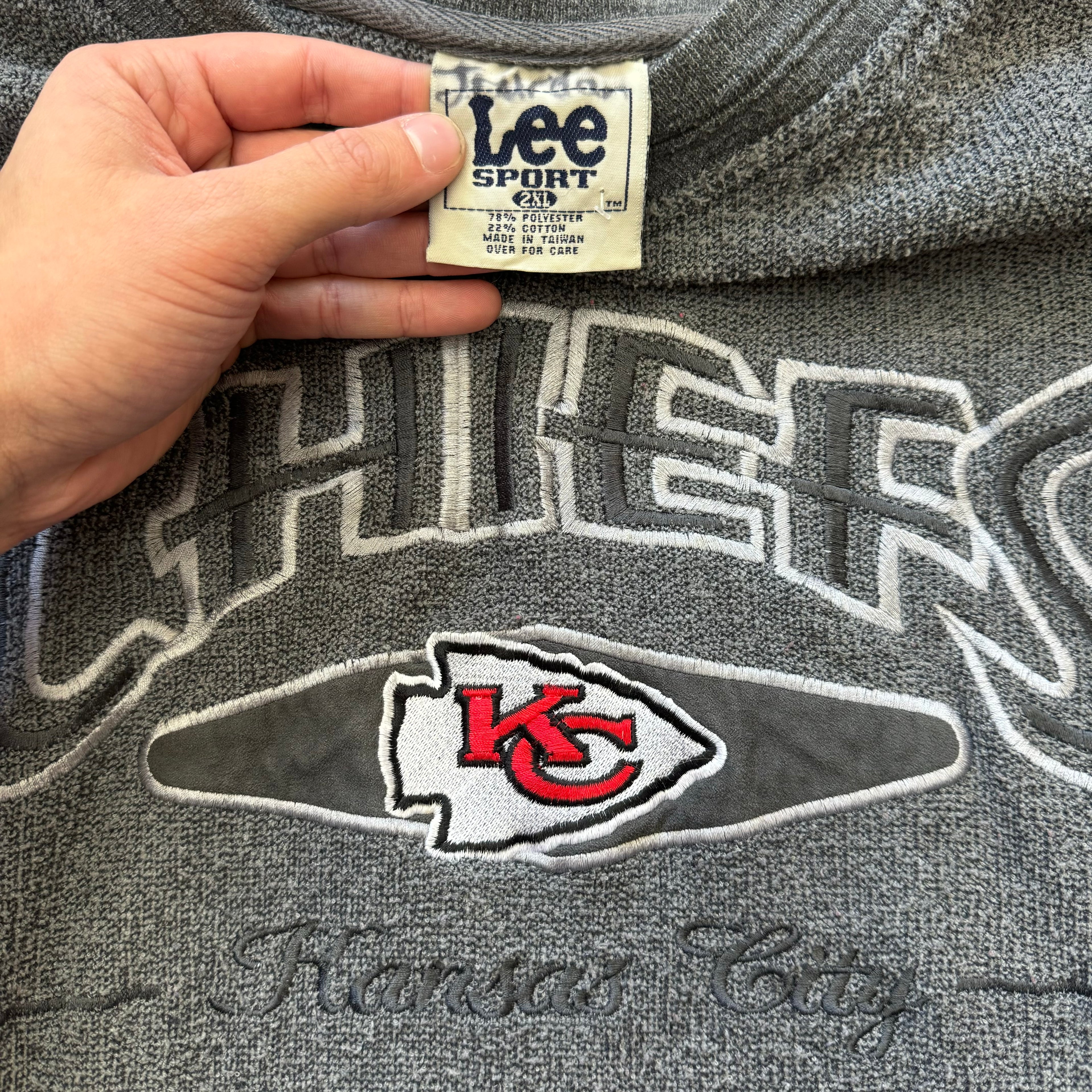 Vintage Kansas City Cheifs CrewNeck Sz XXL