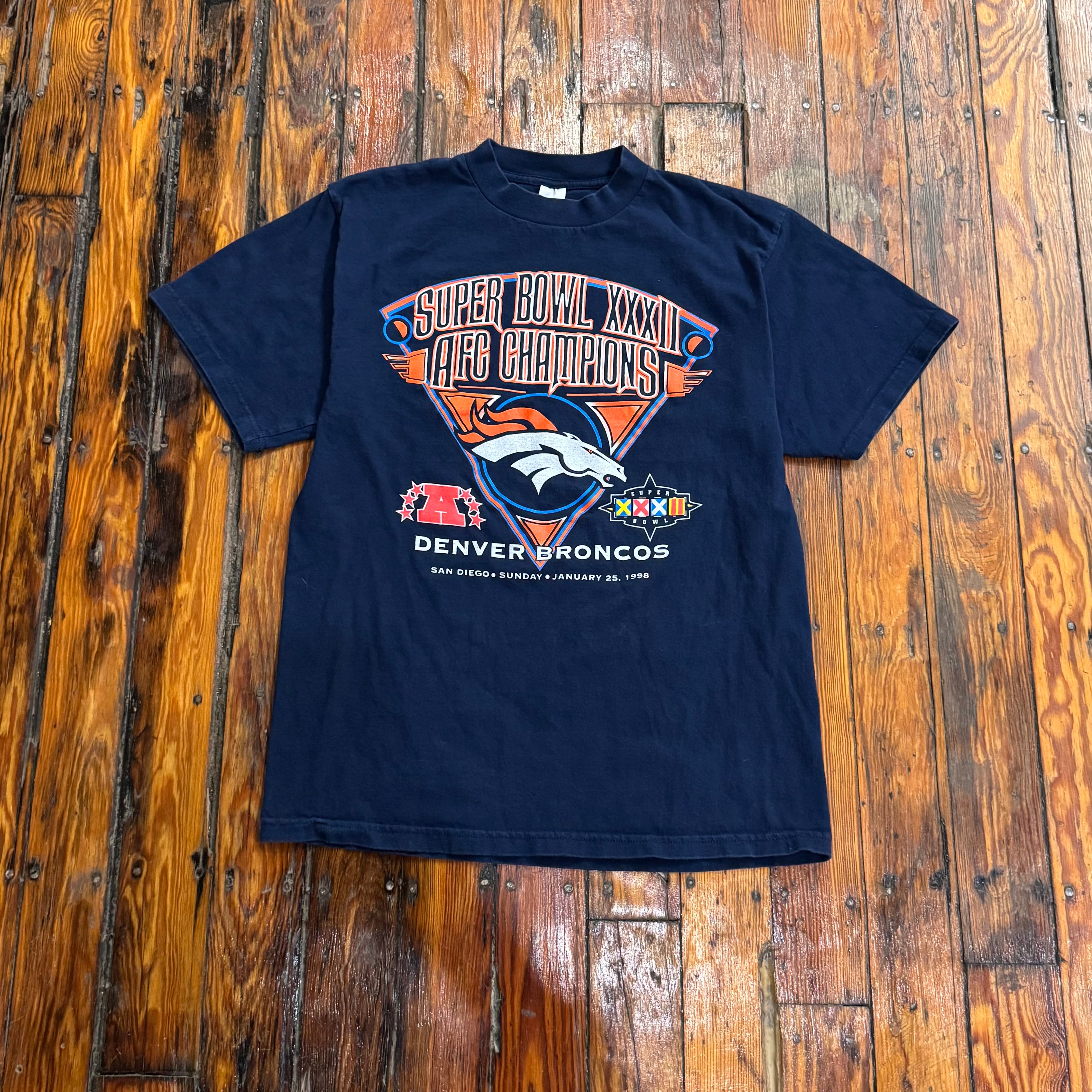 Vintage Denver Broncos AFC Champions T-shirt Sz L
