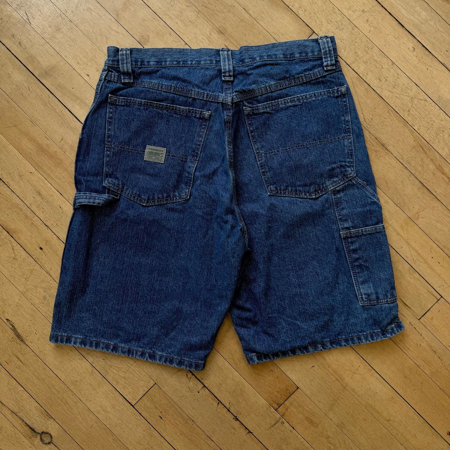 Vintage Wrangler Carpenter Denim Shorts Sz 32