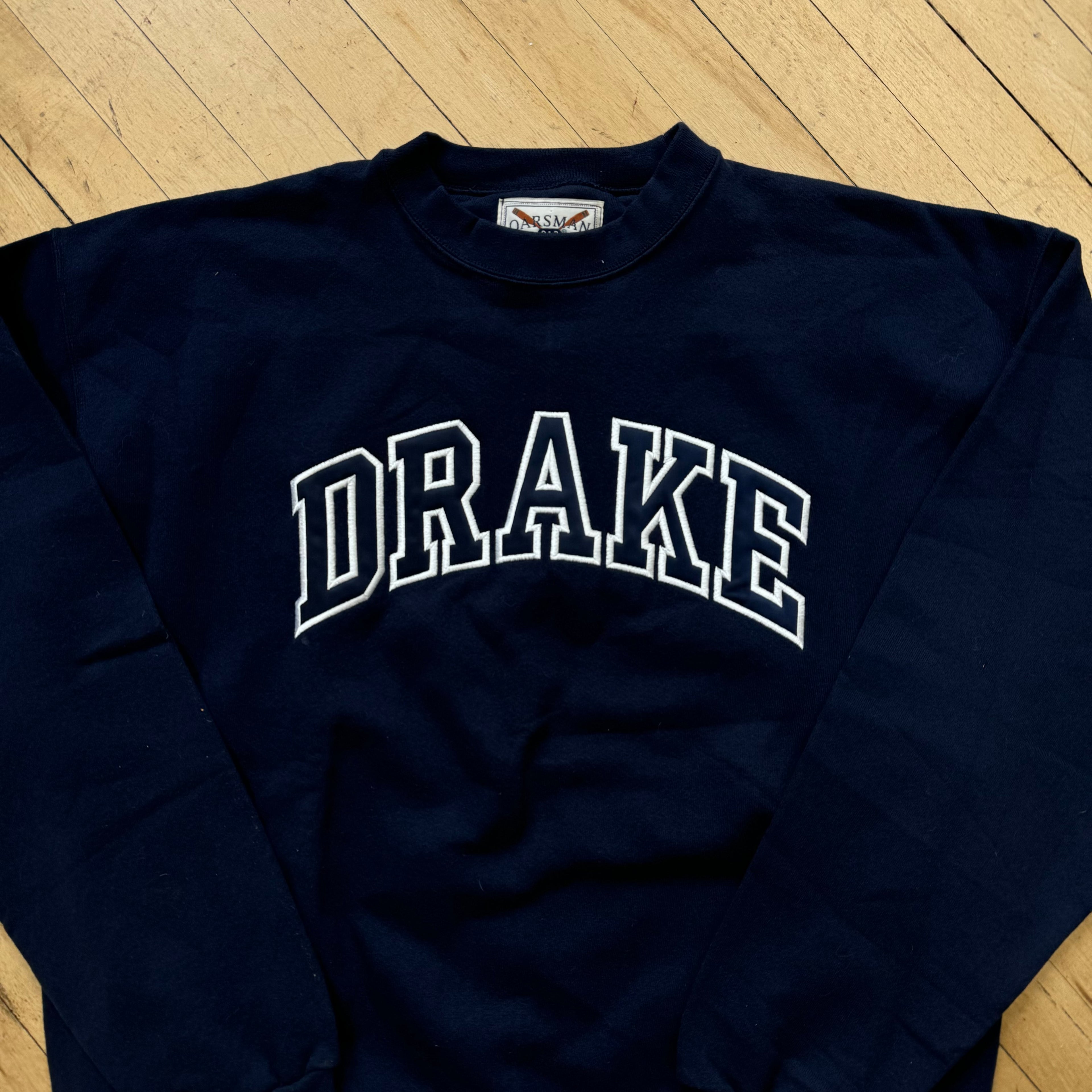 Vintage Drake University SpellOut CrewNeck Sz XL