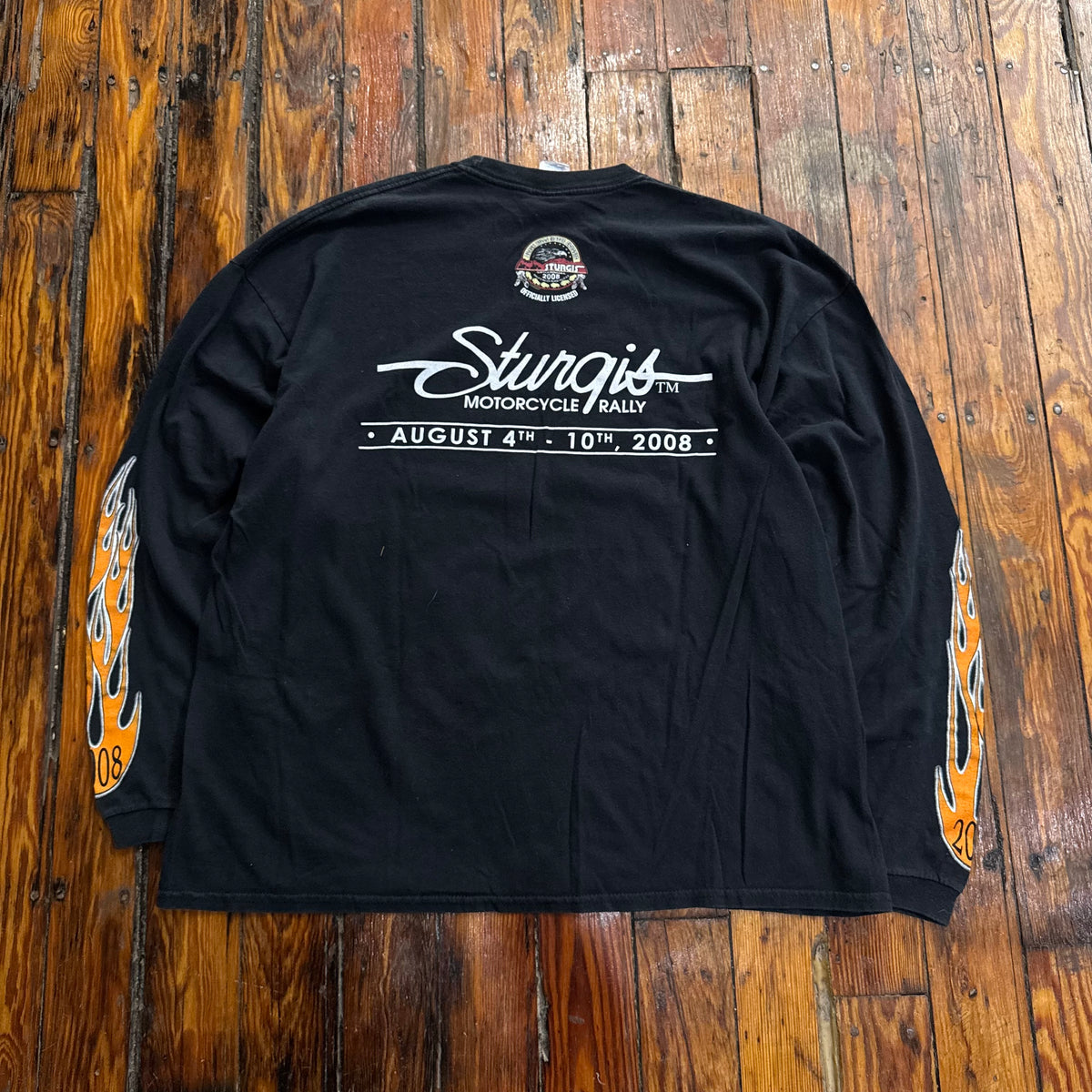 Y2K Sturgis Black Hills Rally Long Sleeve T-shirt Sz XL