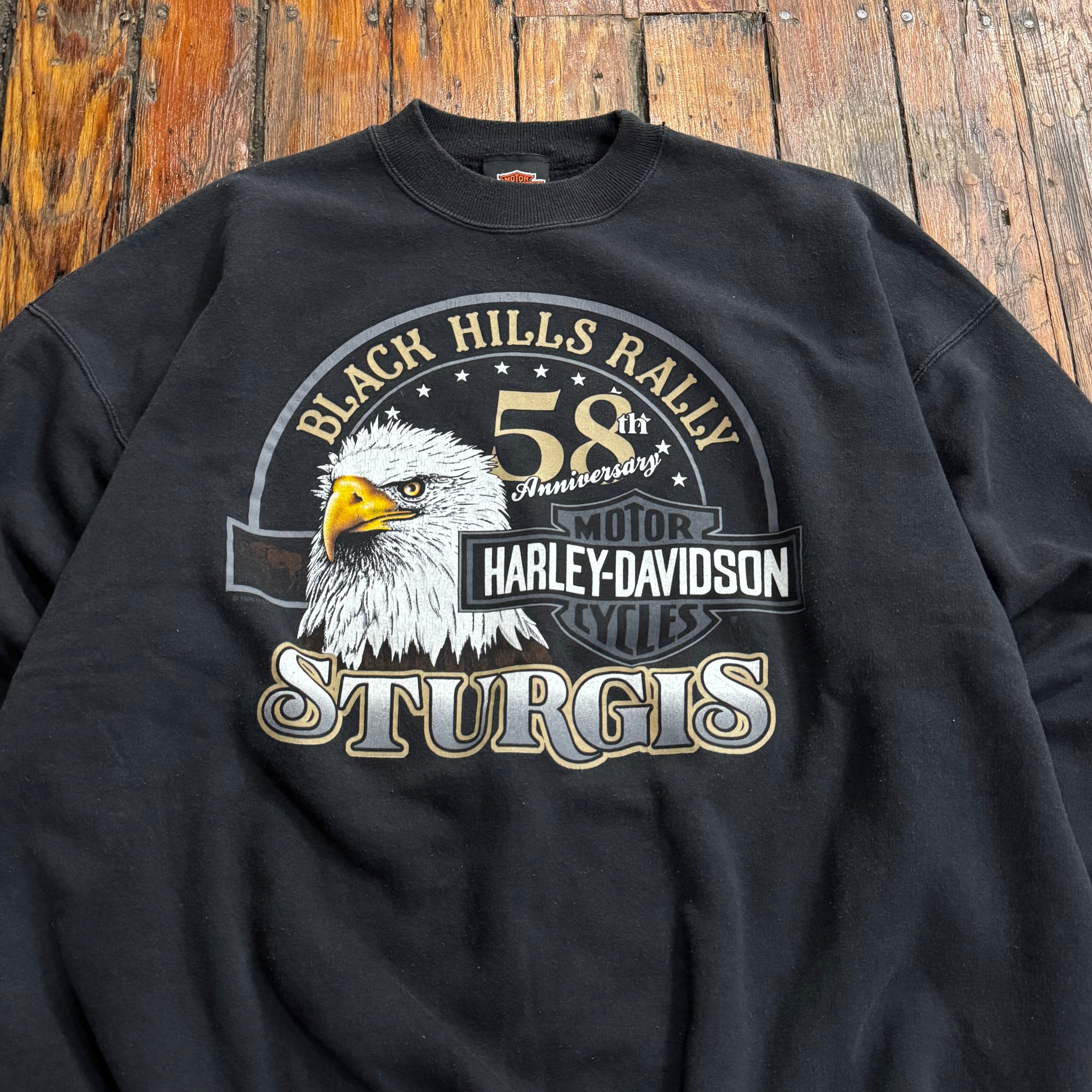 Vintage J & L Harley Davidson Crewneck Sz XL