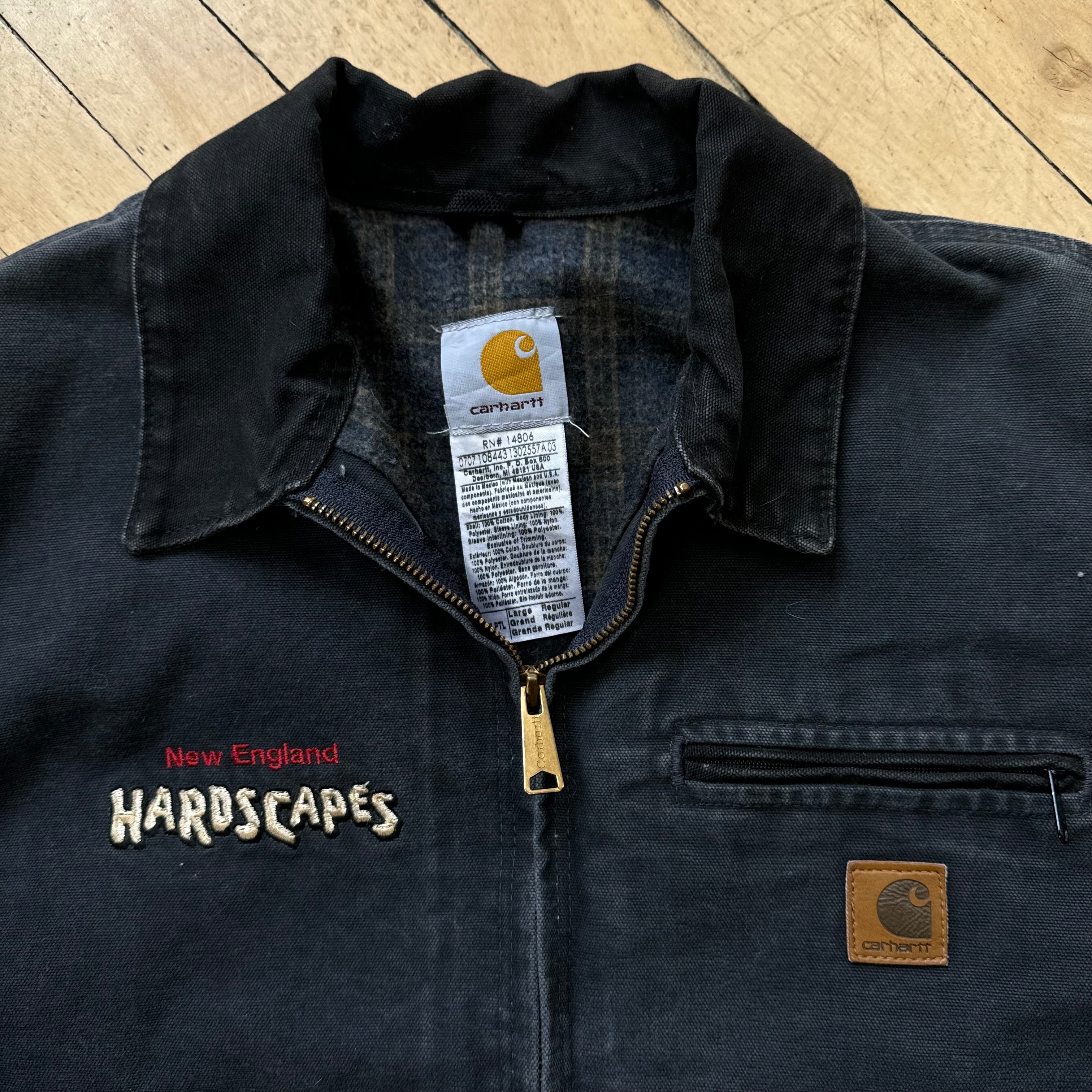 Vintage Faded Carhartt Detroit Jacket Sz L