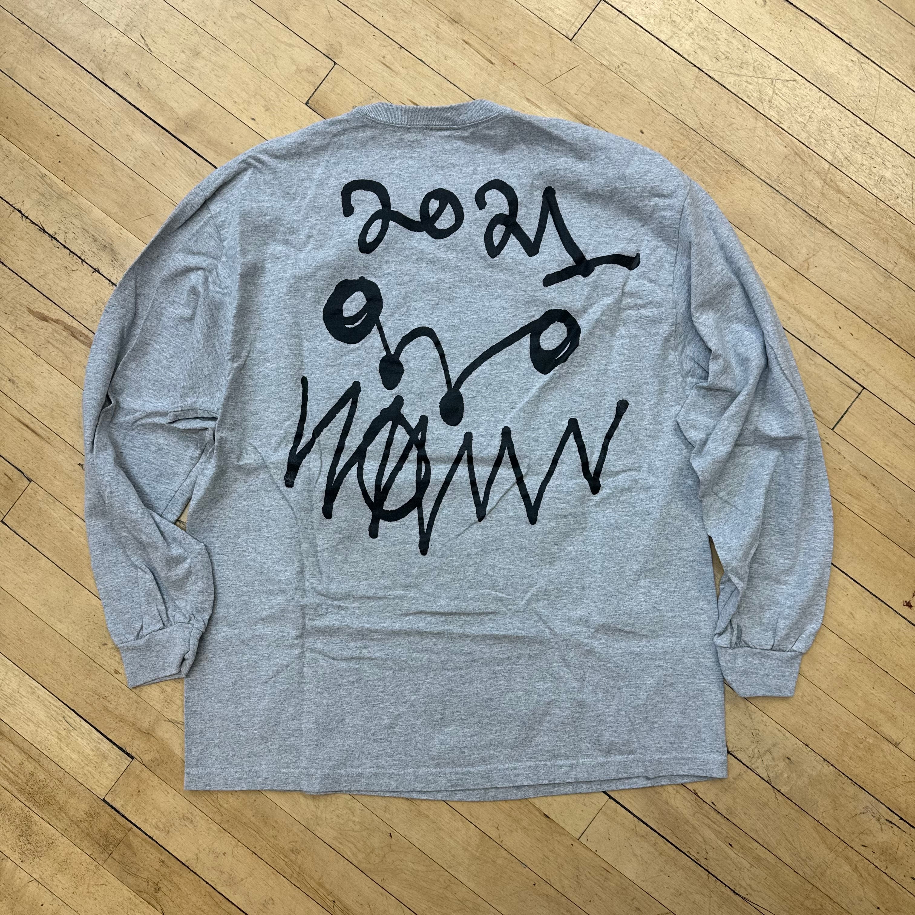 Supreme 2021 Ass Pizza Stacked Box Logo L/S T-shirt Sz XL