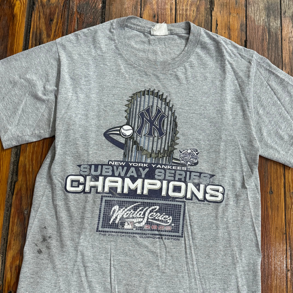 Vintage New York Yankees Subway Series Champions T-shirt Sz L