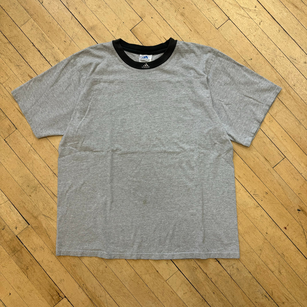 Vintage Adidas Collar Logo T-shirt Sz XL