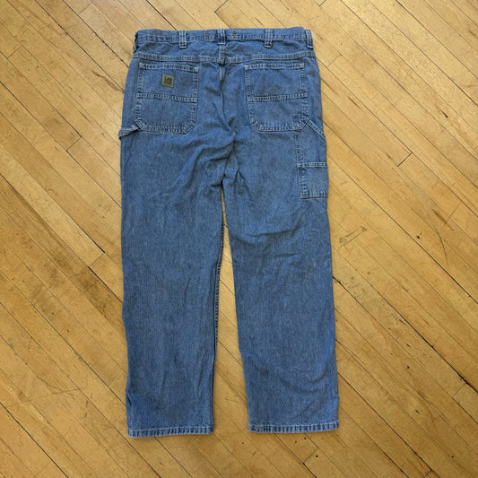 Vintage Lee Dungarees Cargo Jeans Sz 40x32