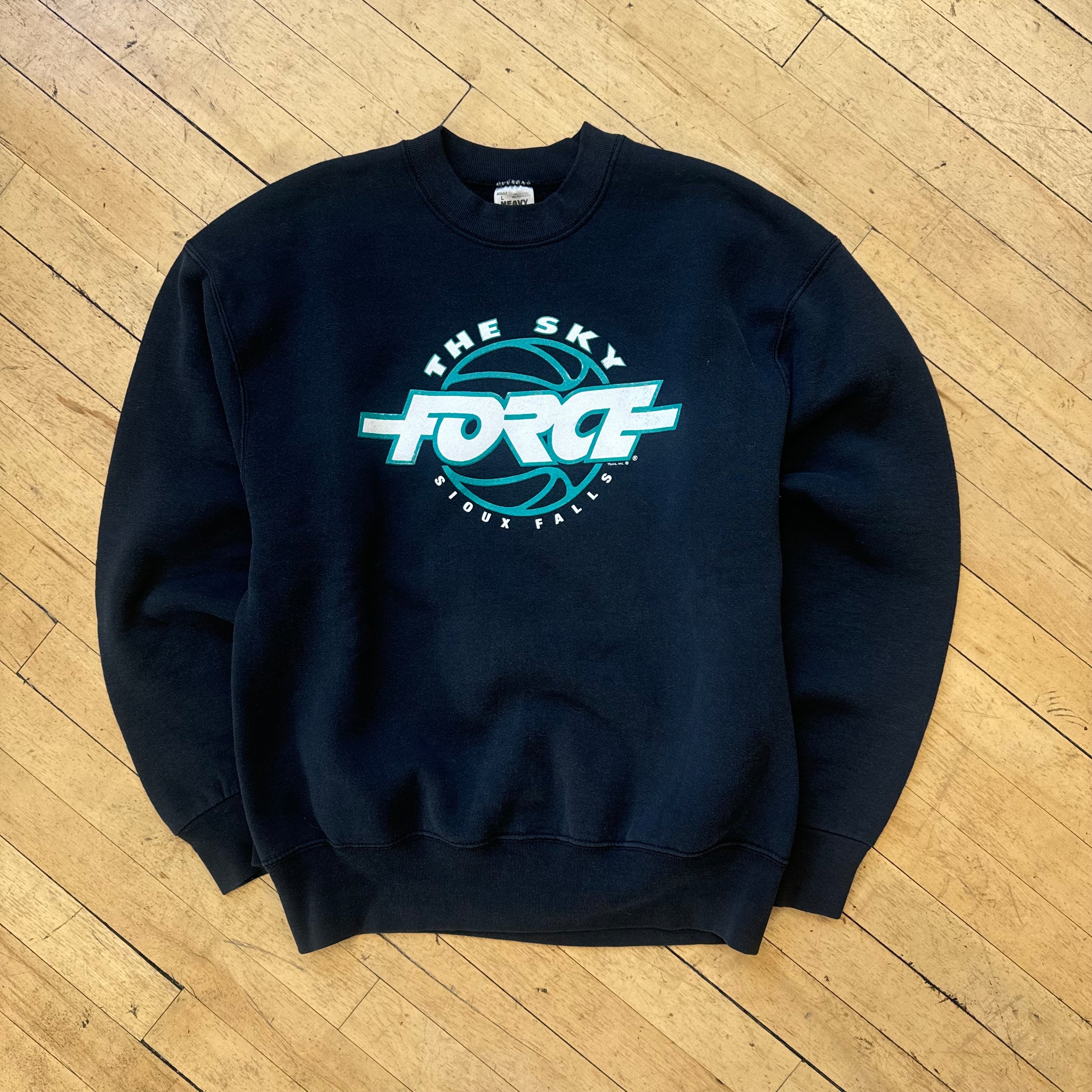 Vintage Sioux Falls Sky Force Basketball Crewneck Sz L