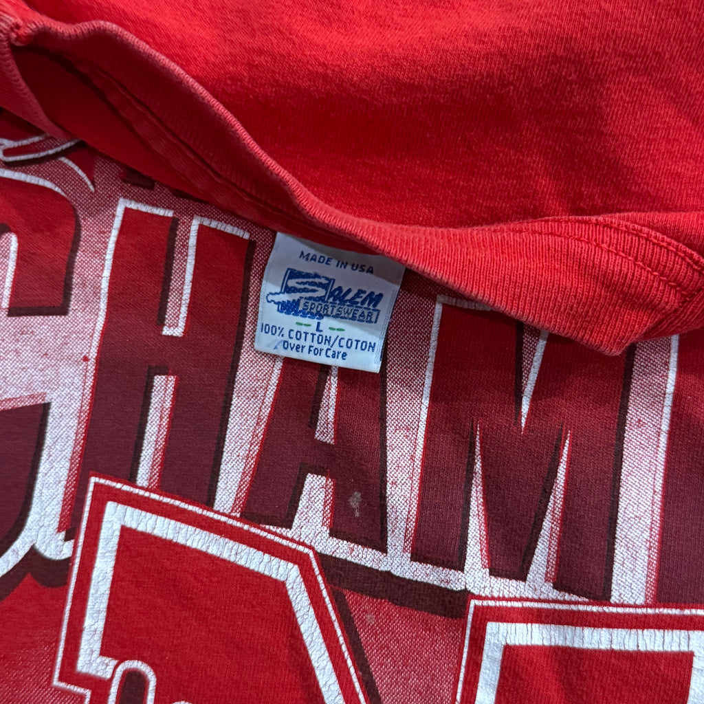 Vintage Salem Nebraska Huskers Champions T-shirt Sz L