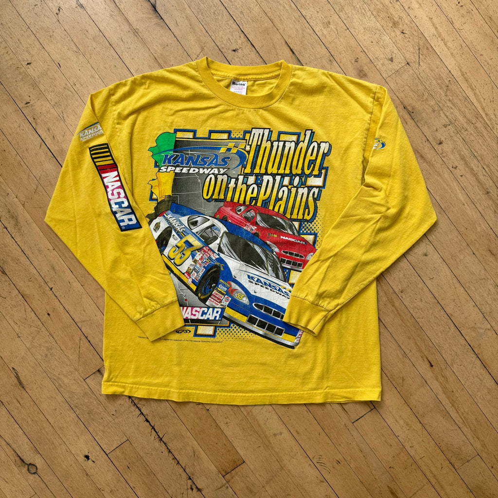 Vintage Thunder On the Plains NASCAR T-shirt Sz L
