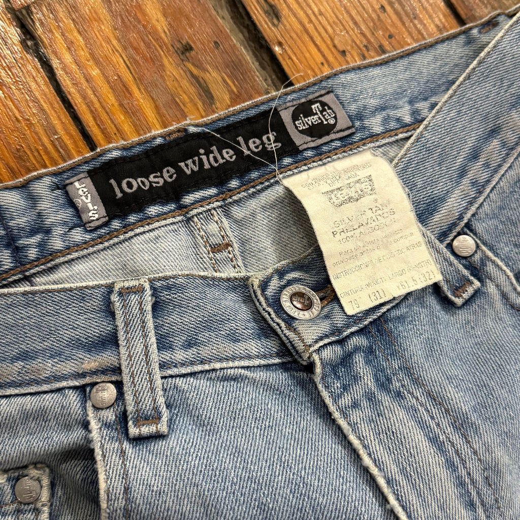 Vintage Levi’s SilverTab Wide Leg Denim Jeans Sz 32